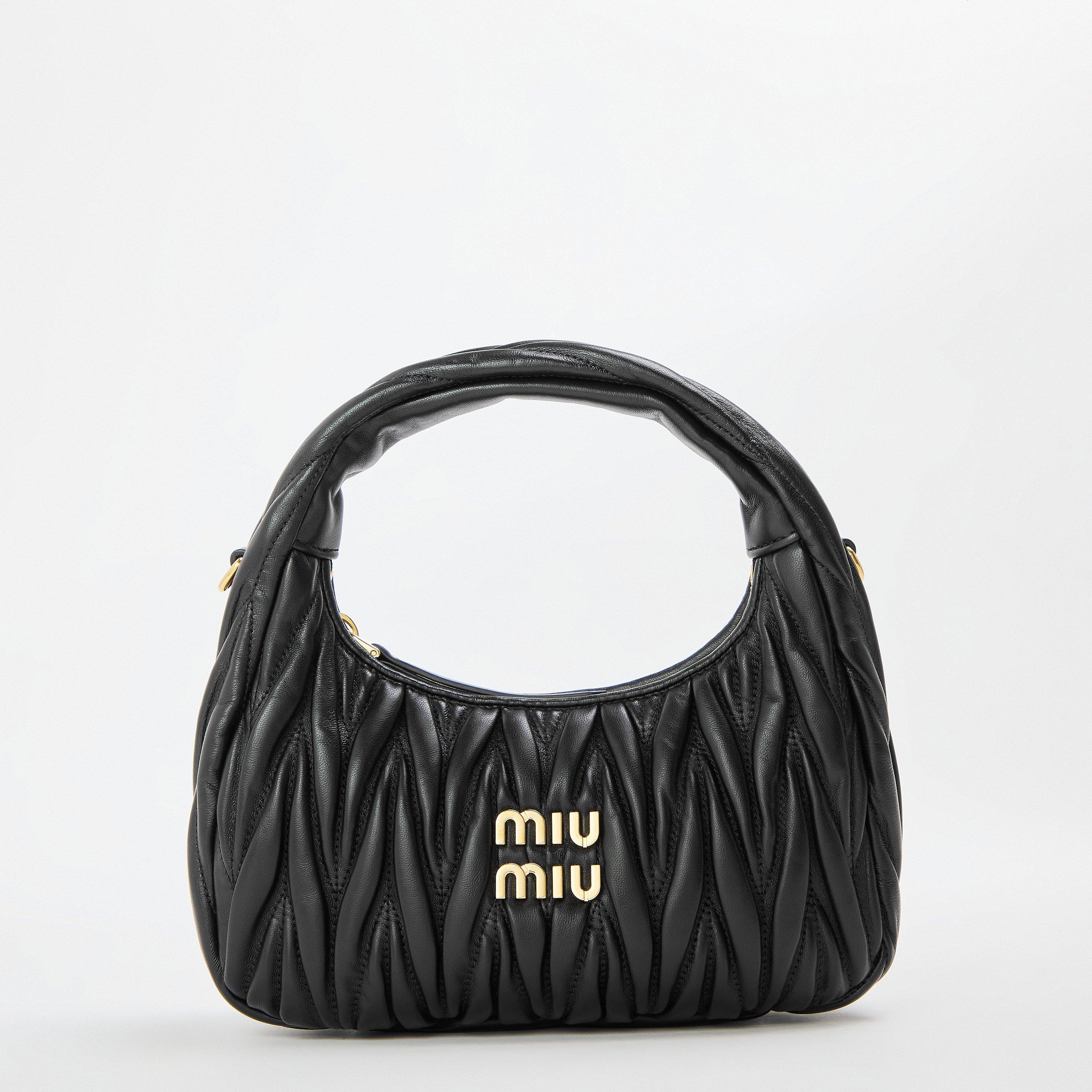 Nero - Miu Miu - Women's Wander Shoulder Bag - 1