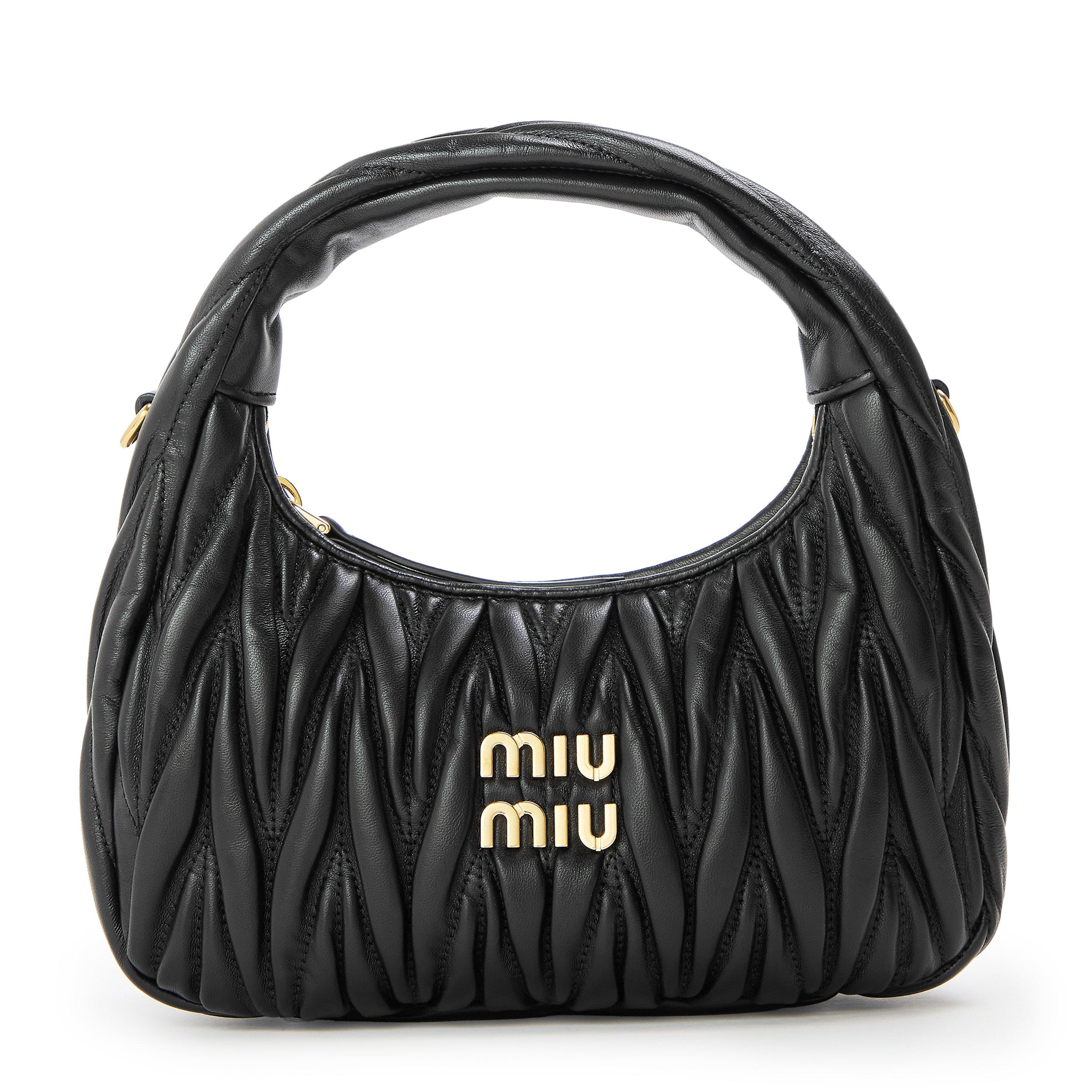 Miu Miu Women's Wander Shoulder Bag - Nero