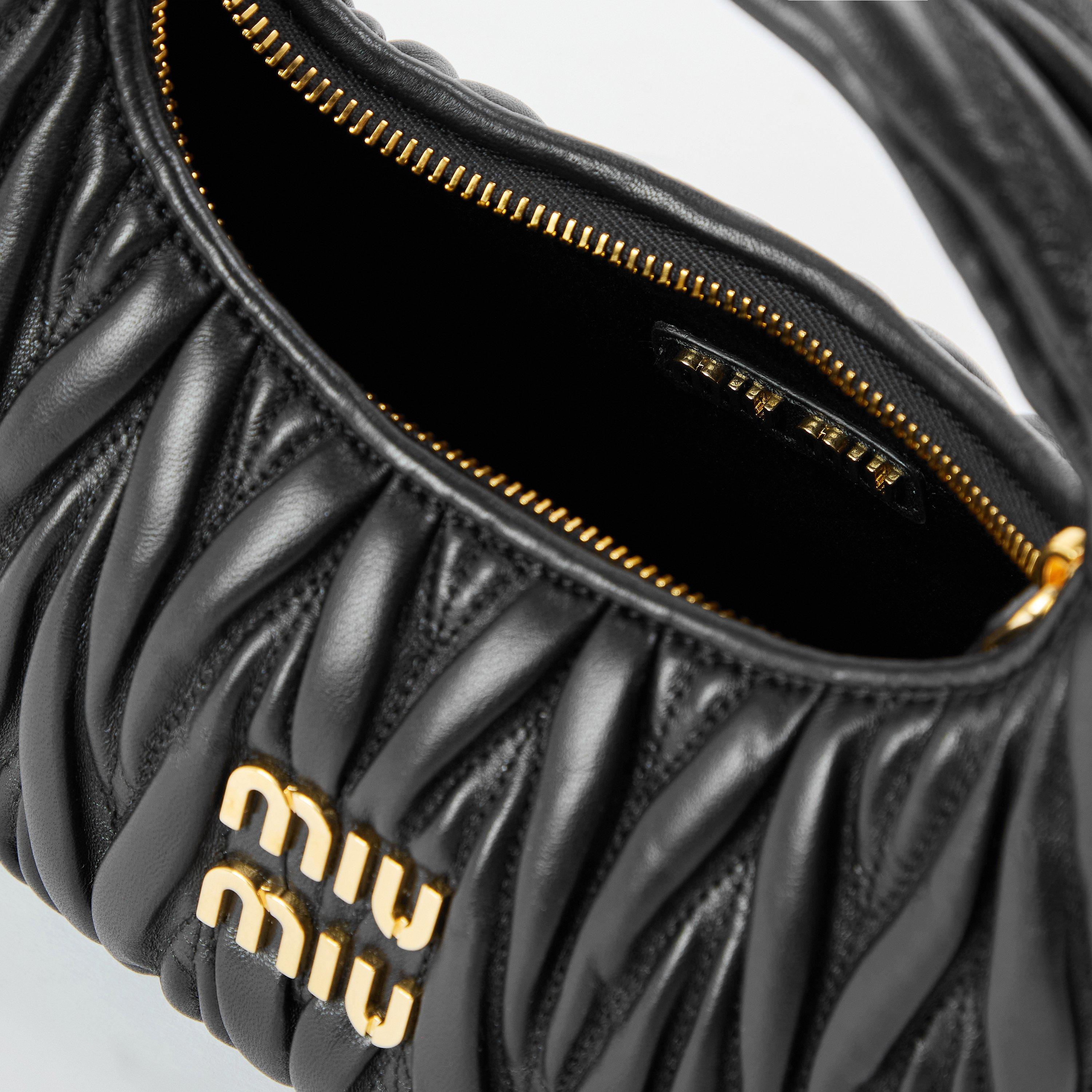 Nero - Miu Miu - Women's Wander Shoulder Bag - 5