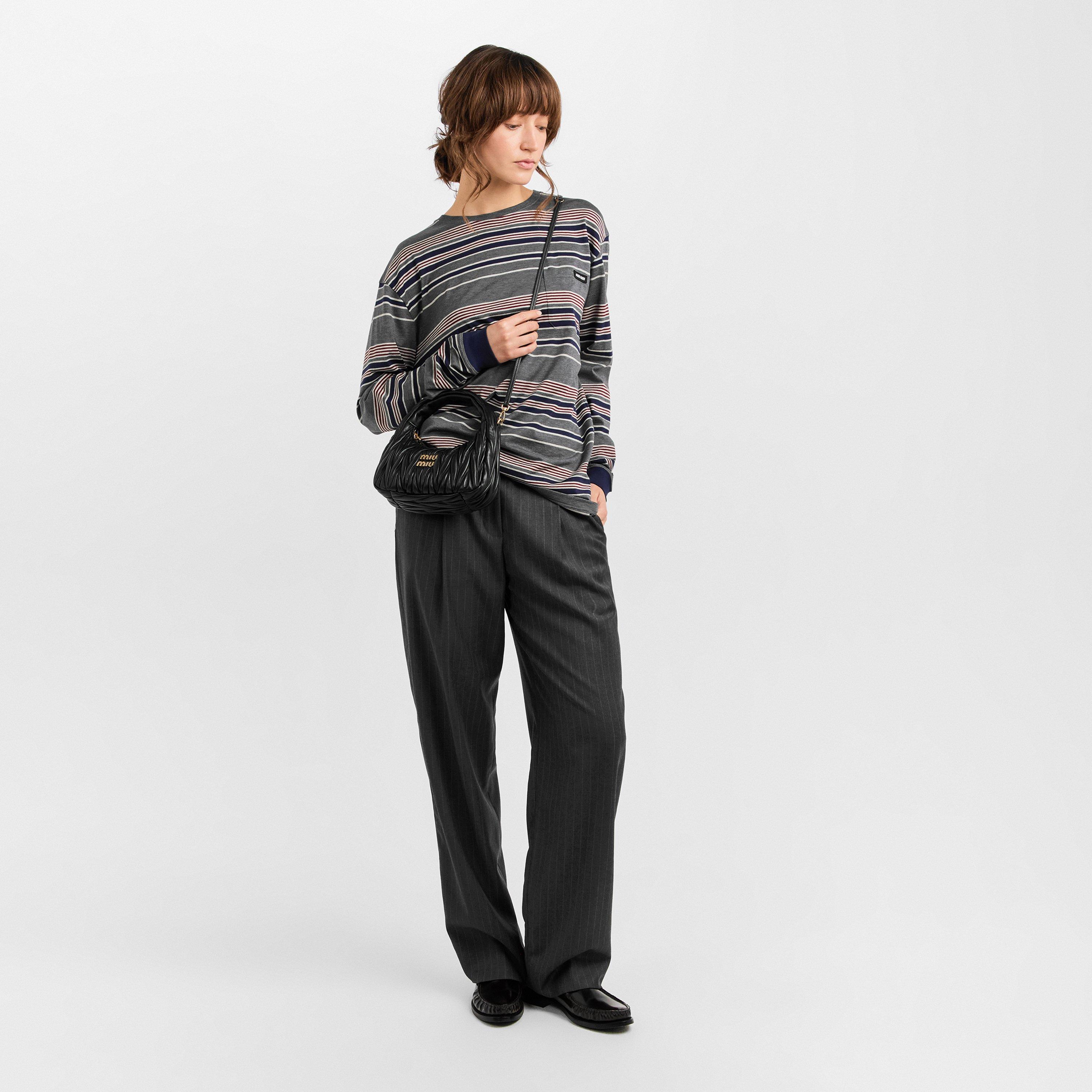 Nero - Miu Miu - Women's Wander Shoulder Bag - 6