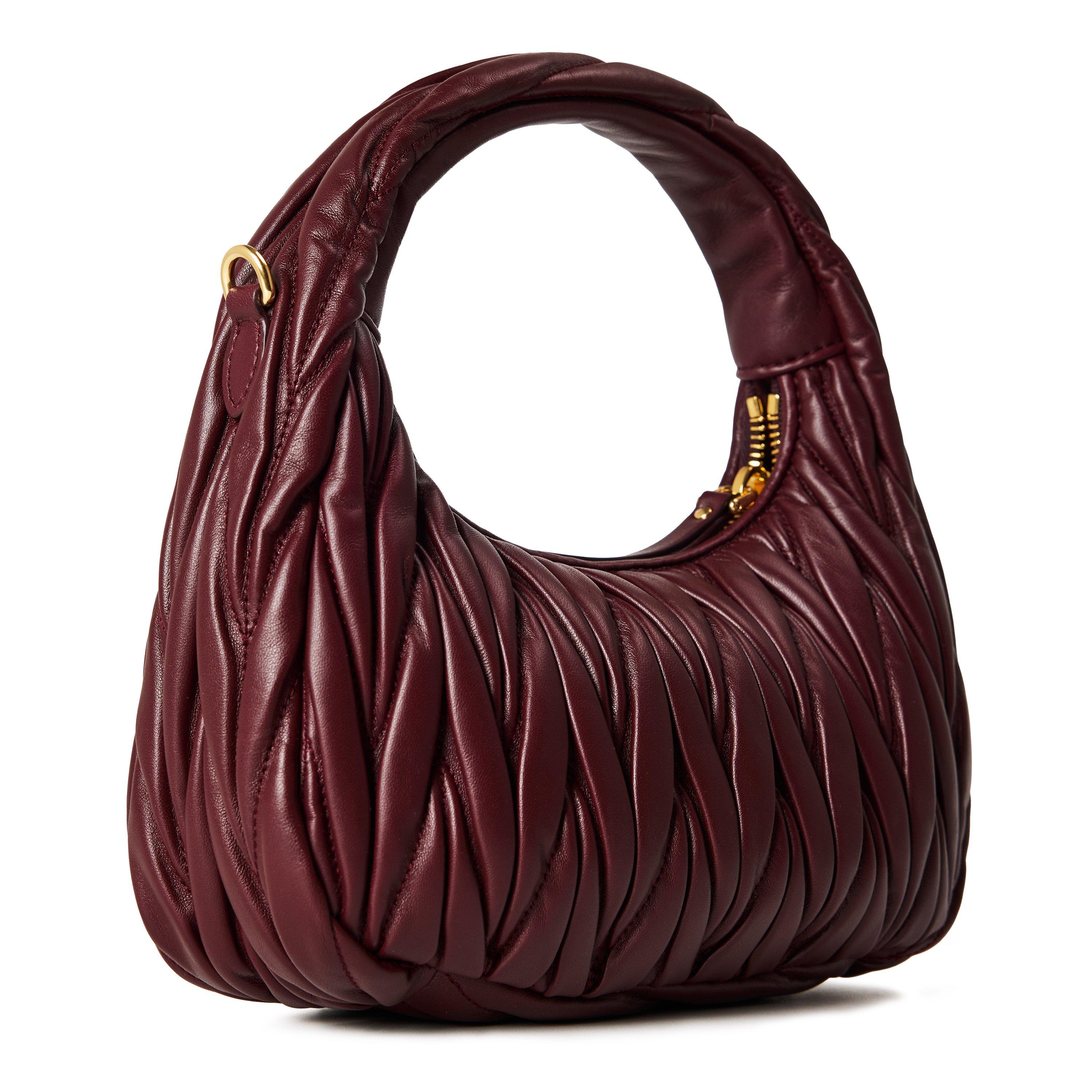 Bordeaux - Miu Miu - Women's Wander Shoulder Bag - 2