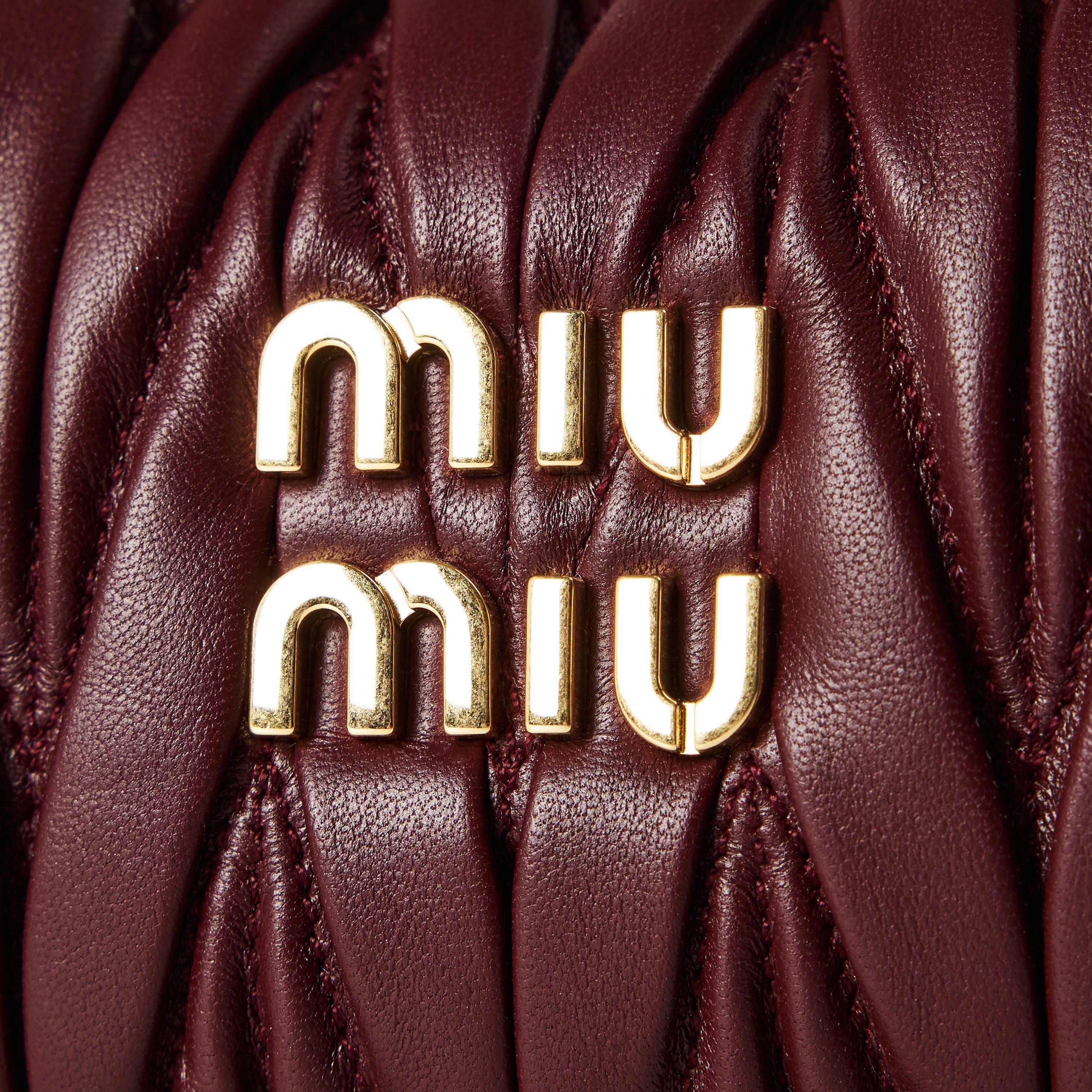 Bordeaux - Miu Miu - Women's Wander Shoulder Bag - 3