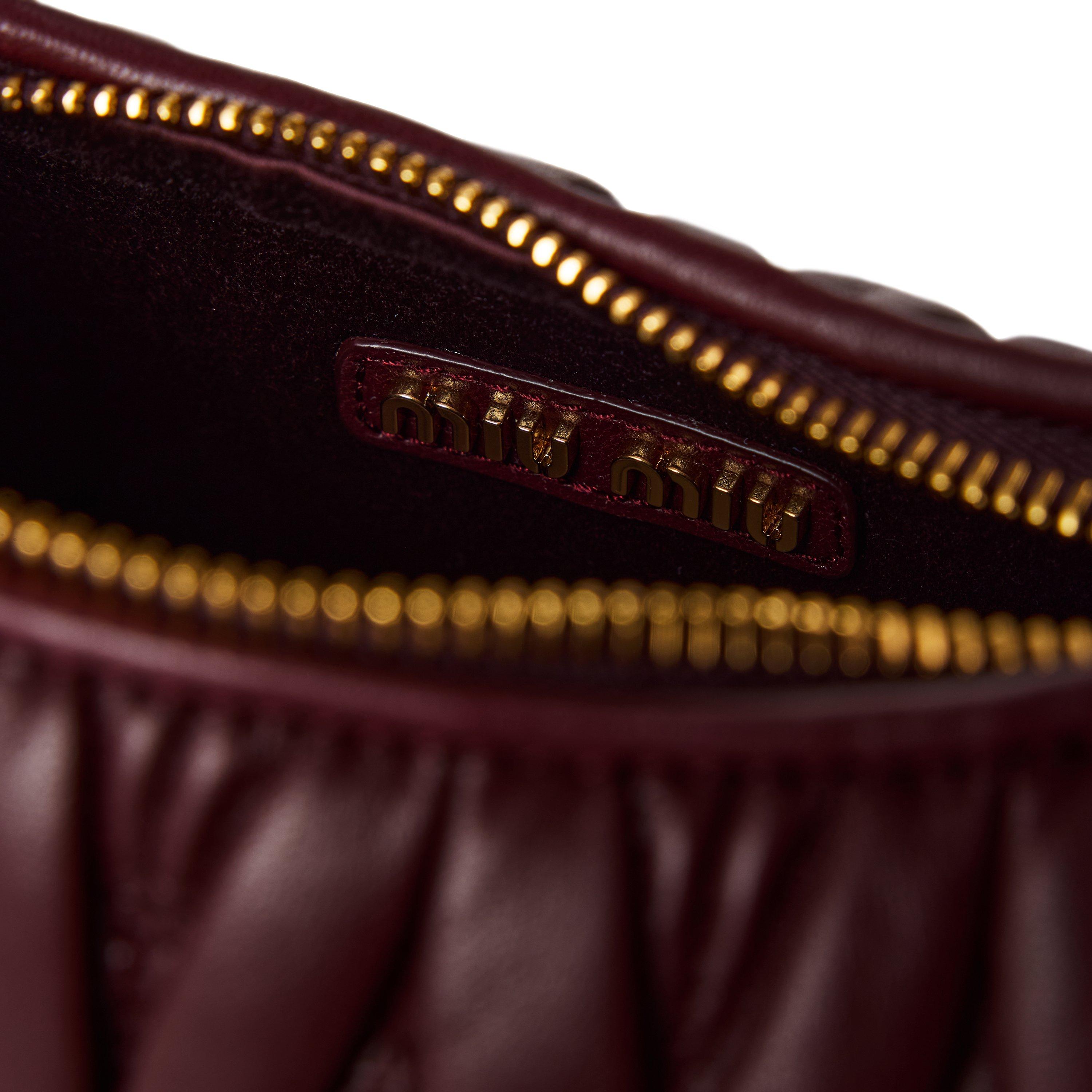 Bordeaux - Miu Miu - Women's Wander Shoulder Bag - 4