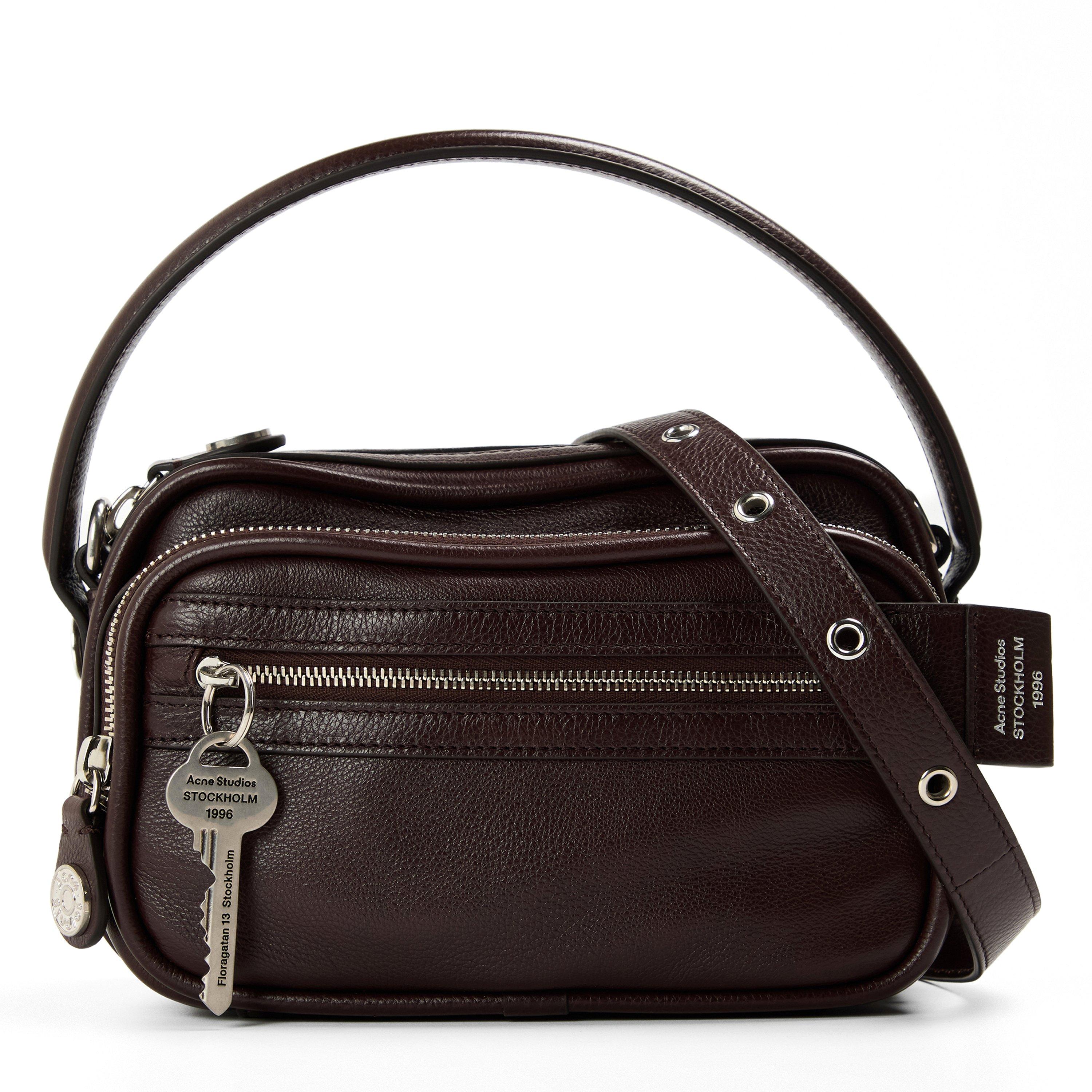 Acne Studios Womens Camero Kit Shoulder Bag - Chocolate Brown - ONE