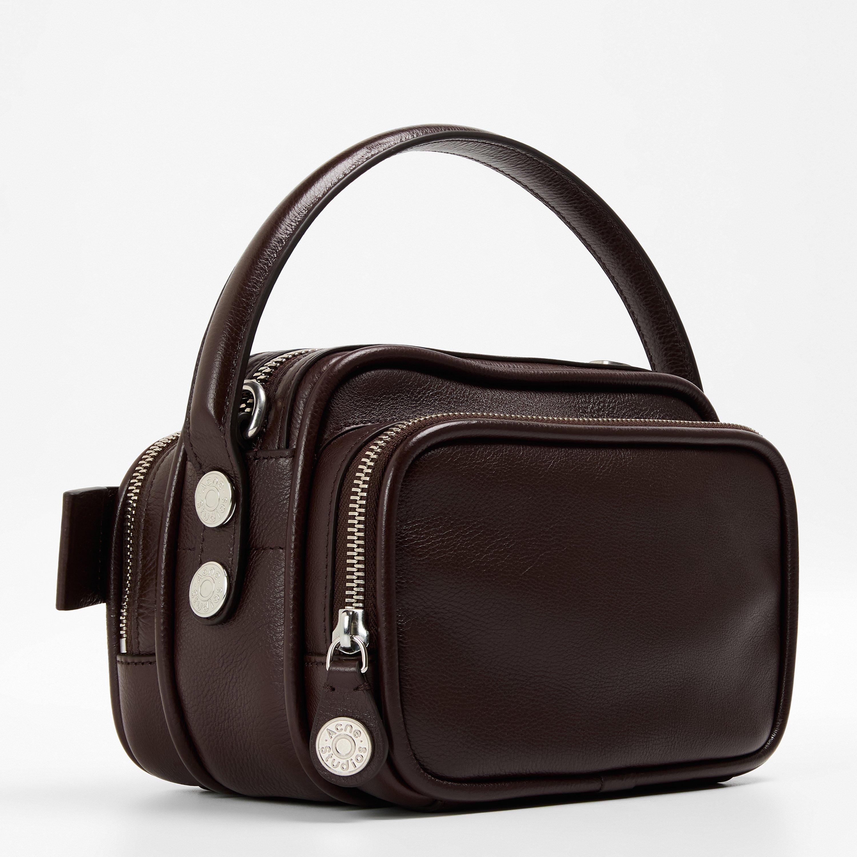 Chocolate Brown - Acne Studios - Womens Camero Kit Shoulder Bag - 2