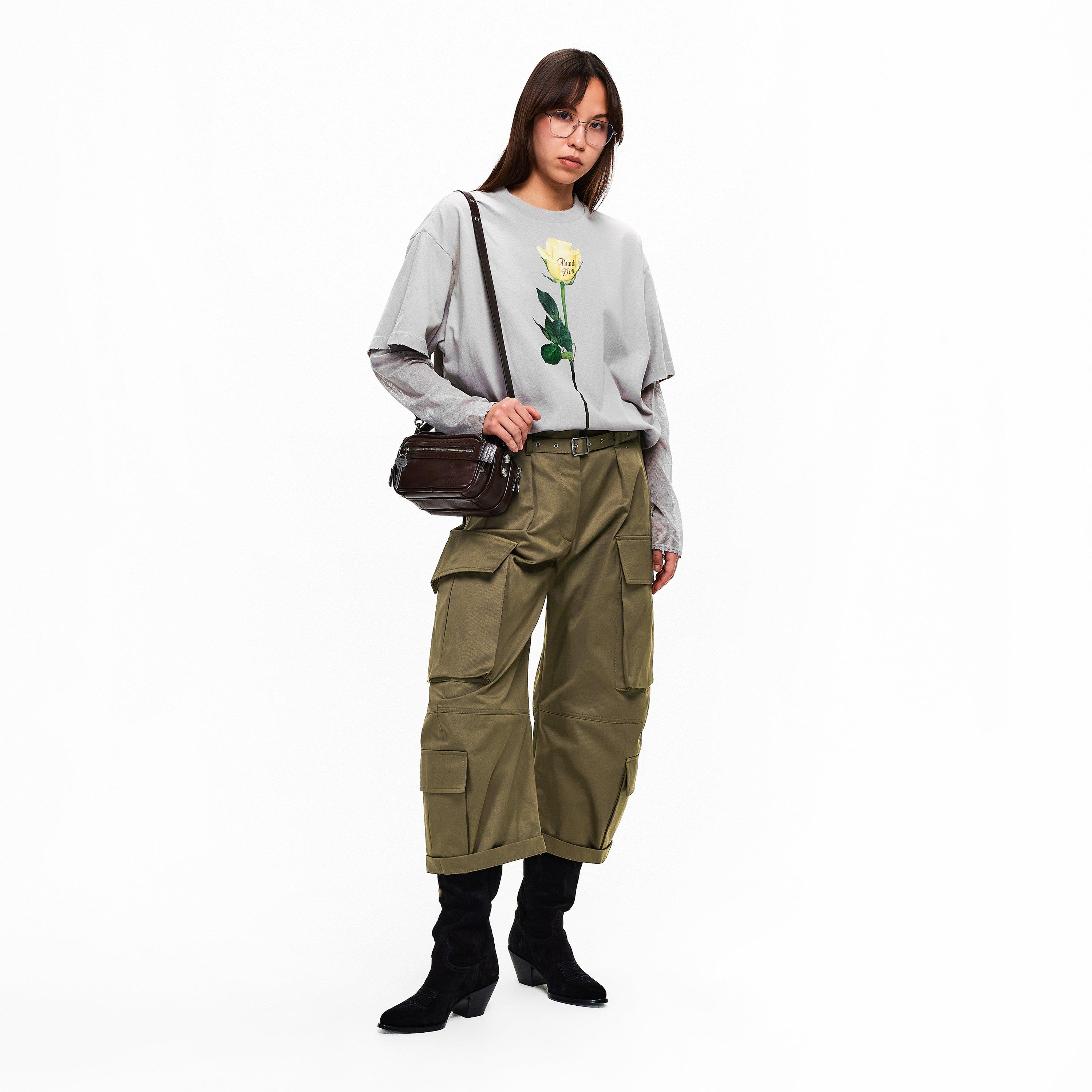 Chocolate Brown - Acne Studios - Womens Camero Kit Shoulder Bag - 6