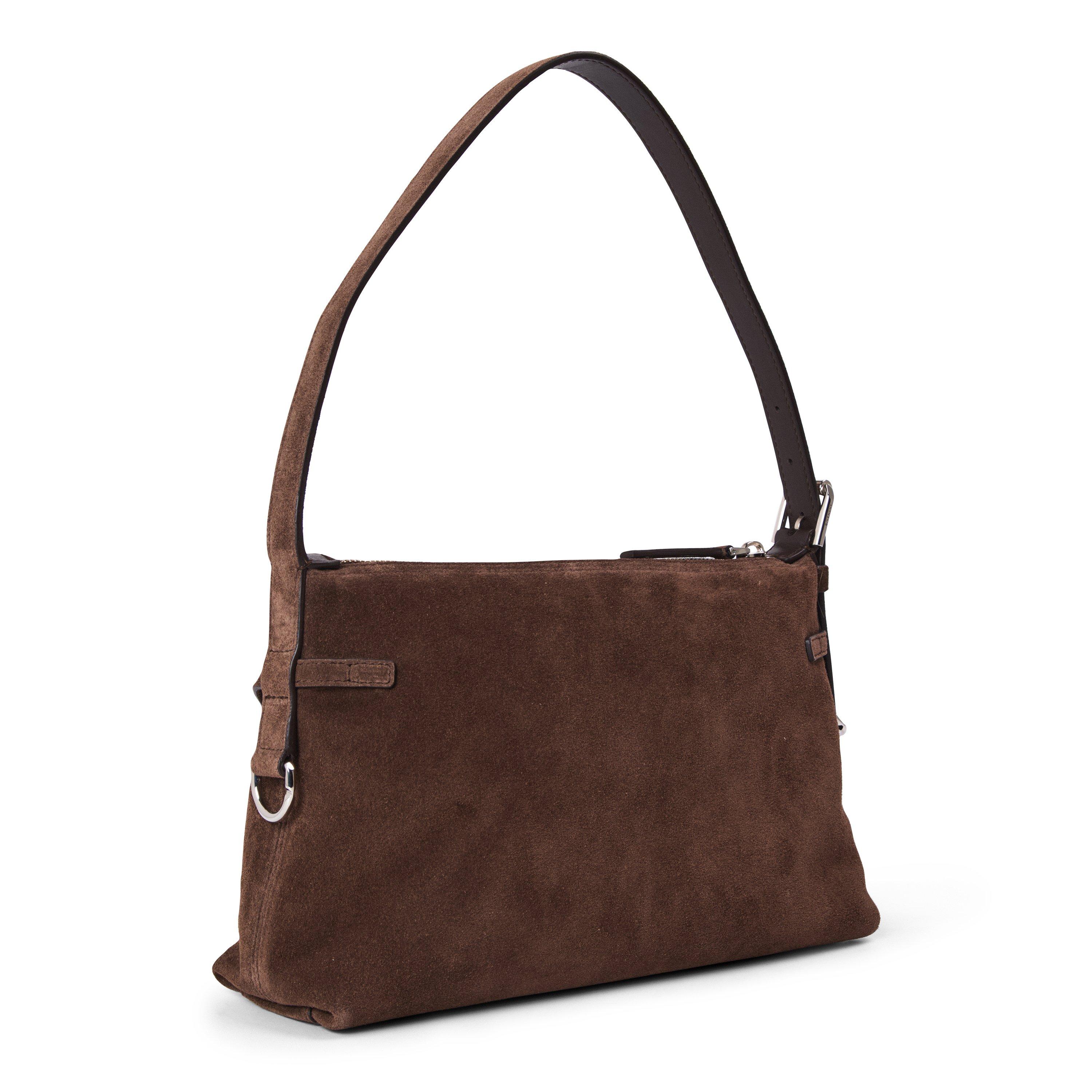 Ebony Brown - GIVENCHY - Women's GIV Mni Voyou Shoulder Bag - 2