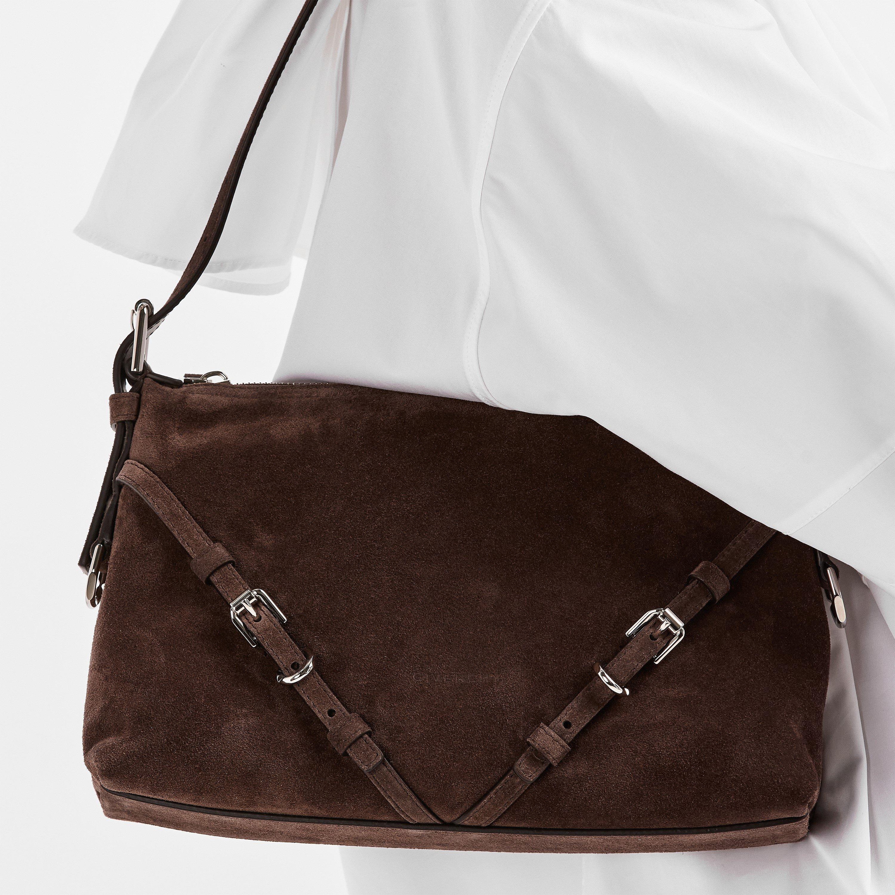 Ebony Brown - GIVENCHY - Women's GIV Mni Voyou Shoulder Bag - 3