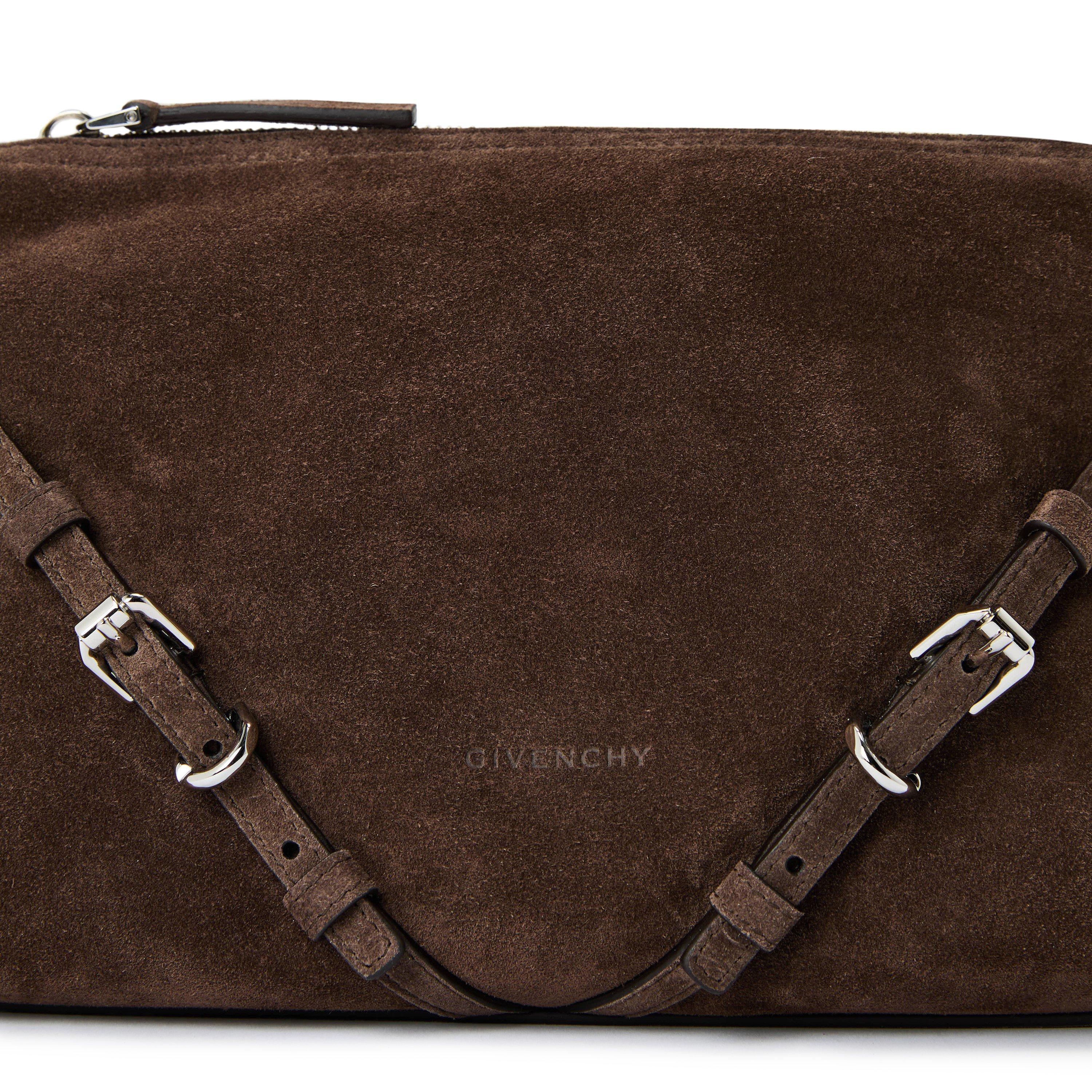 Ebony Brown - GIVENCHY - Women's GIV Mni Voyou Shoulder Bag - 4