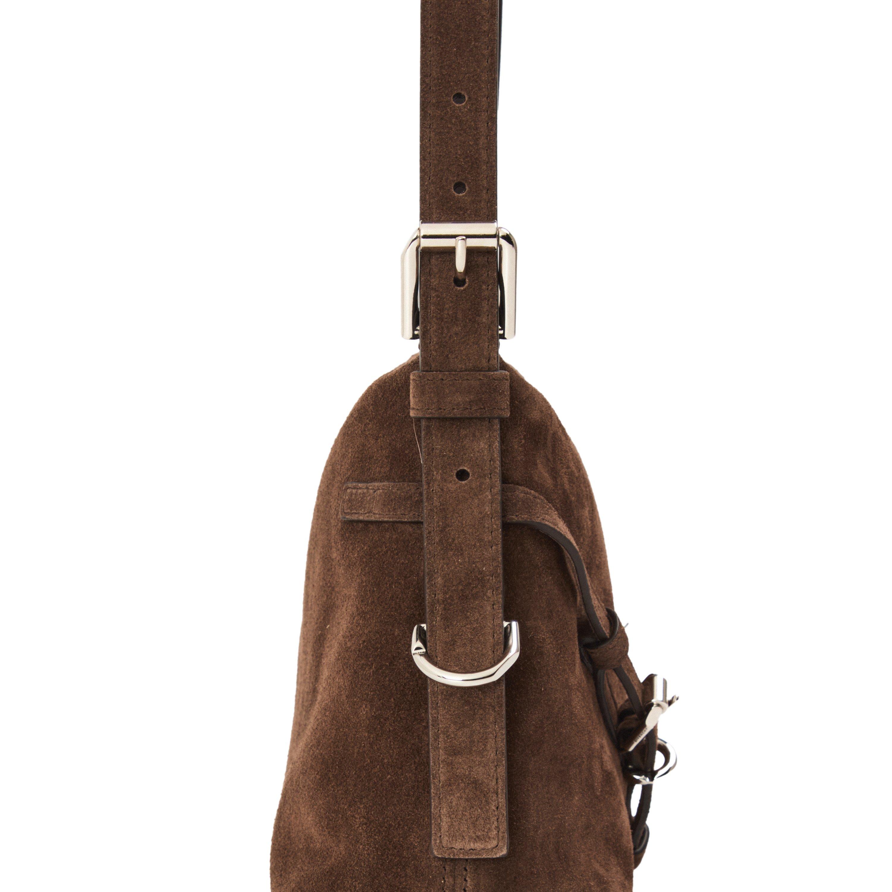 Ebony Brown - GIVENCHY - Women's GIV Mni Voyou Shoulder Bag - 5