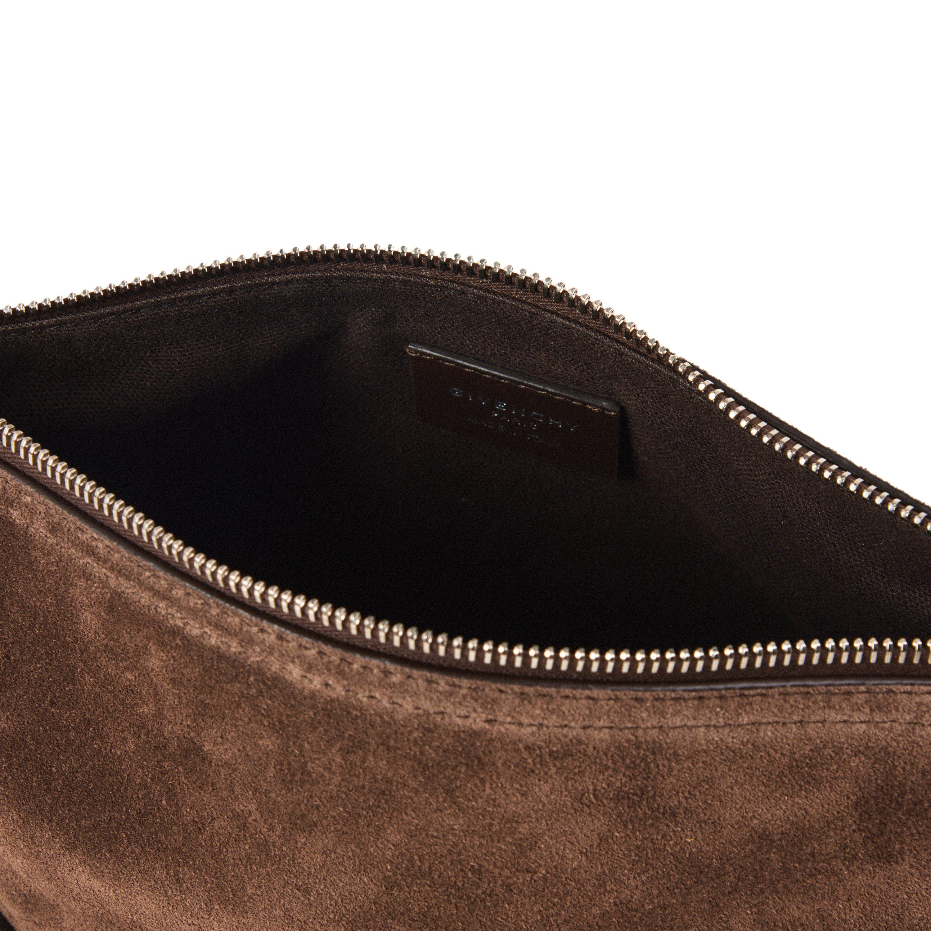 Ebony Brown - GIVENCHY - Women's GIV Mni Voyou Shoulder Bag - 6