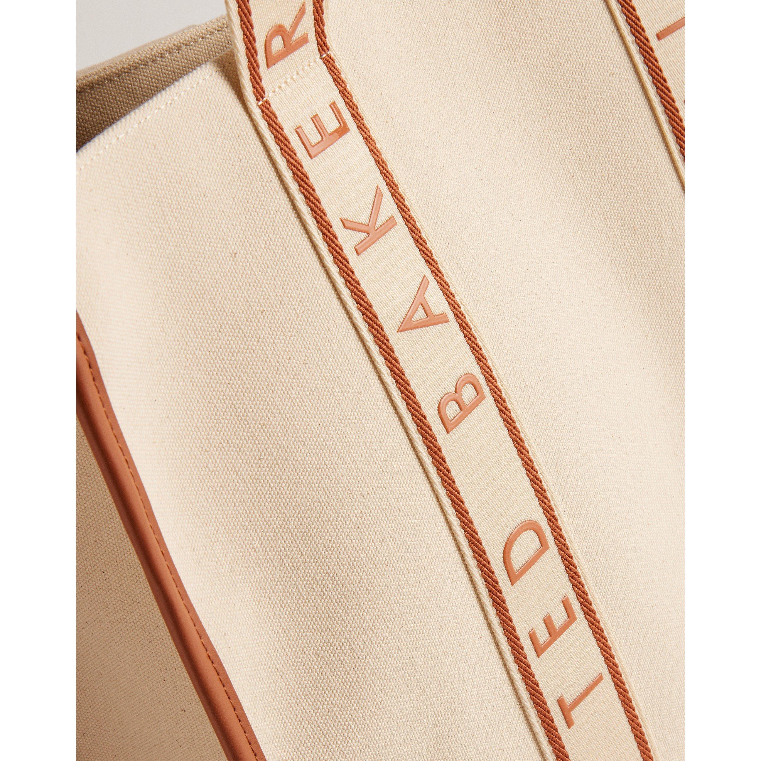 Ecru - Ted Baker - Women's Webbing Shoulder Bag - 4