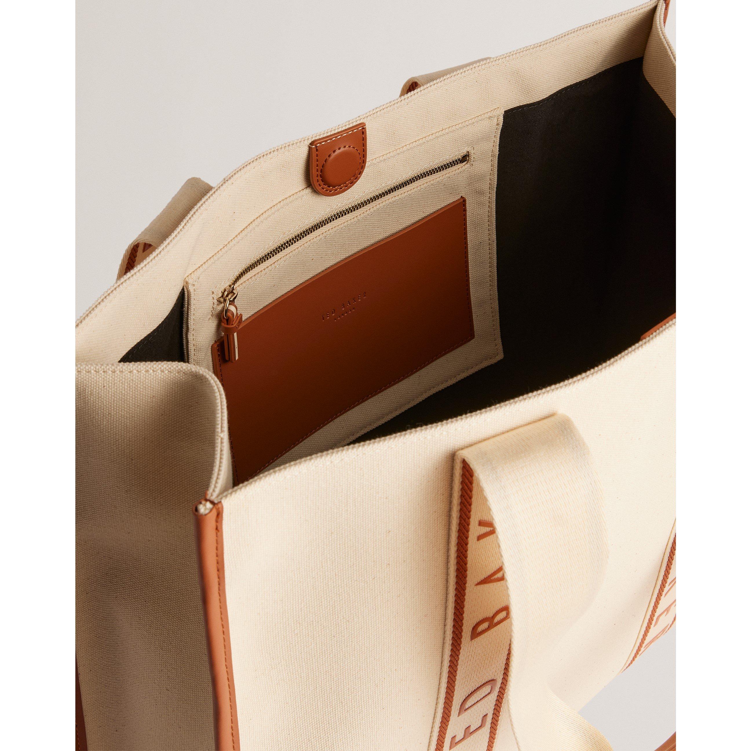 Ecru - Ted Baker - Women's Webbing Shoulder Bag - 5