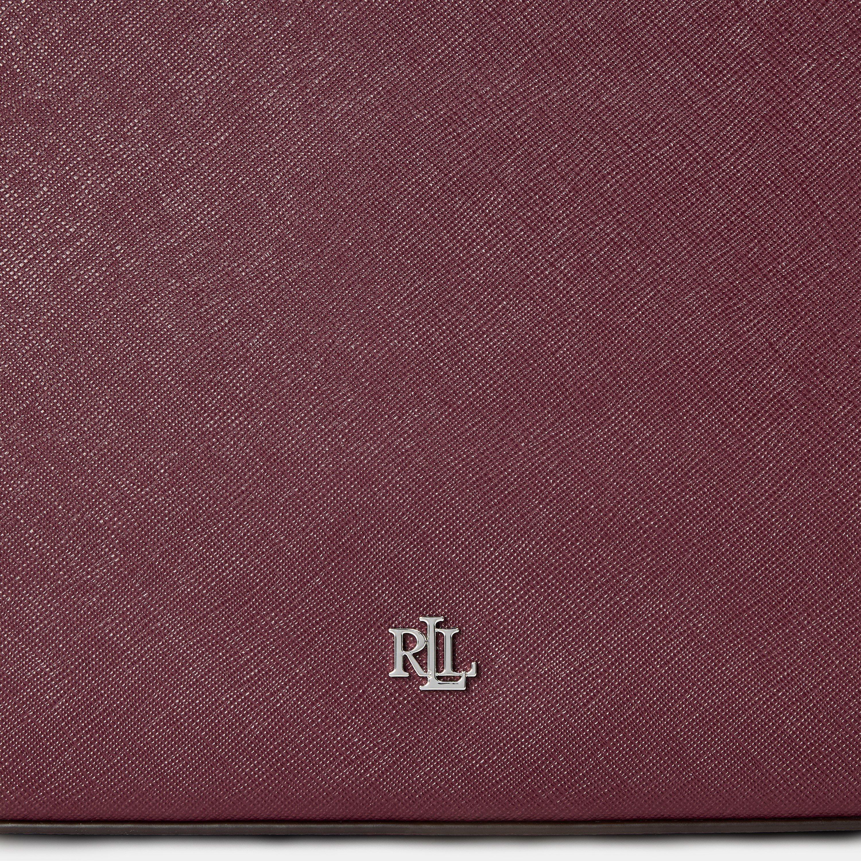 Garnet - Lauren by Ralph Lauren - Women's Hannah Satchel Bag - 4