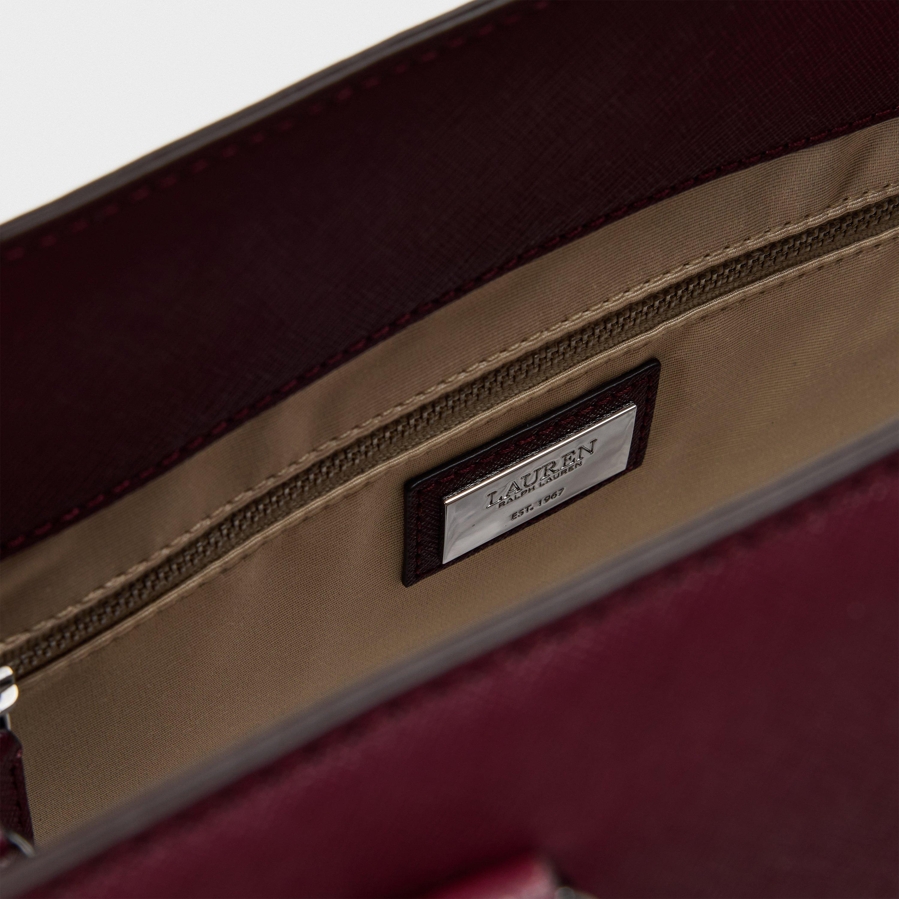 Garnet - Lauren by Ralph Lauren - Women's Hannah Satchel Bag - 5