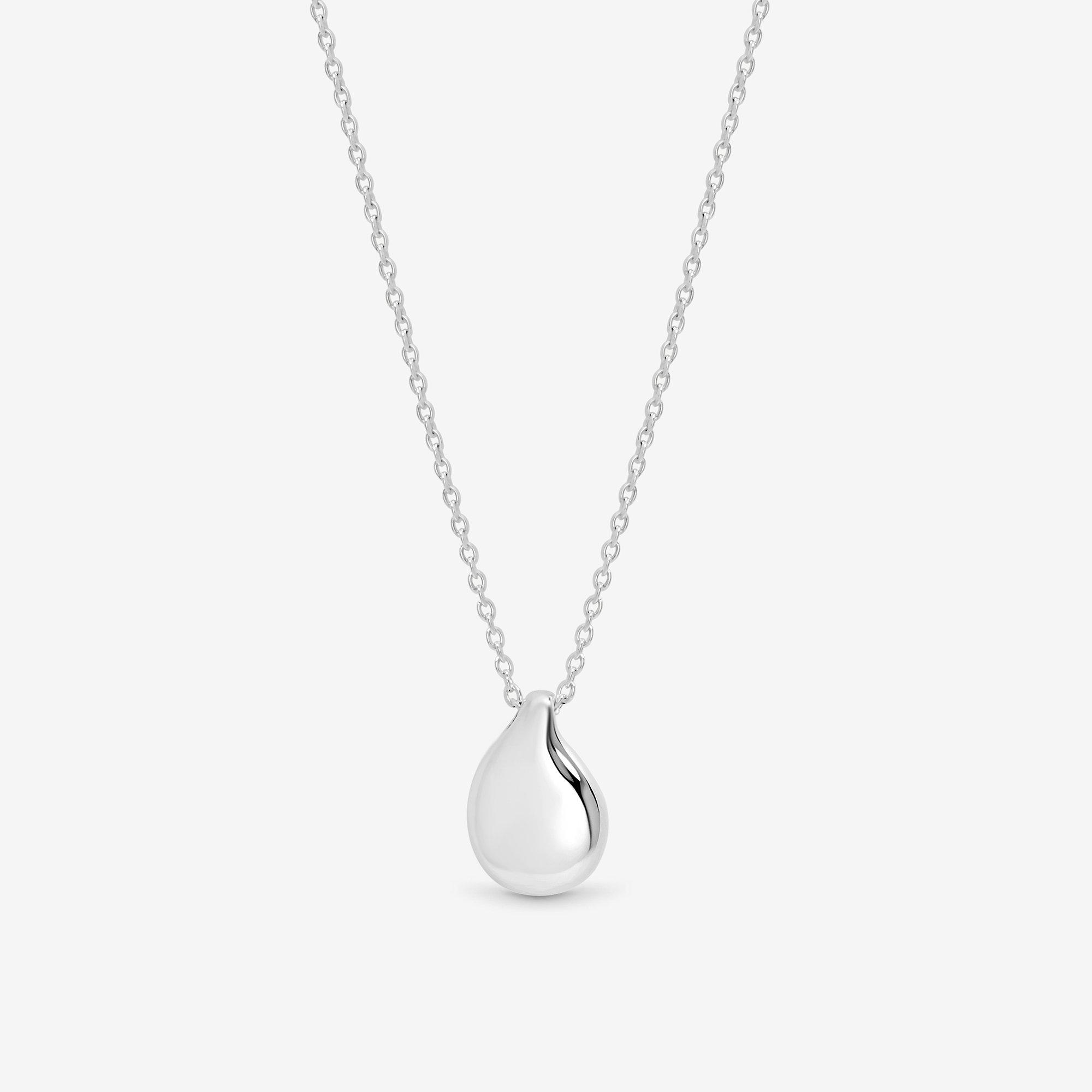 Silver - Simply Silver - Sterling Silver 925 Nugget Thread Through Pendant - 1