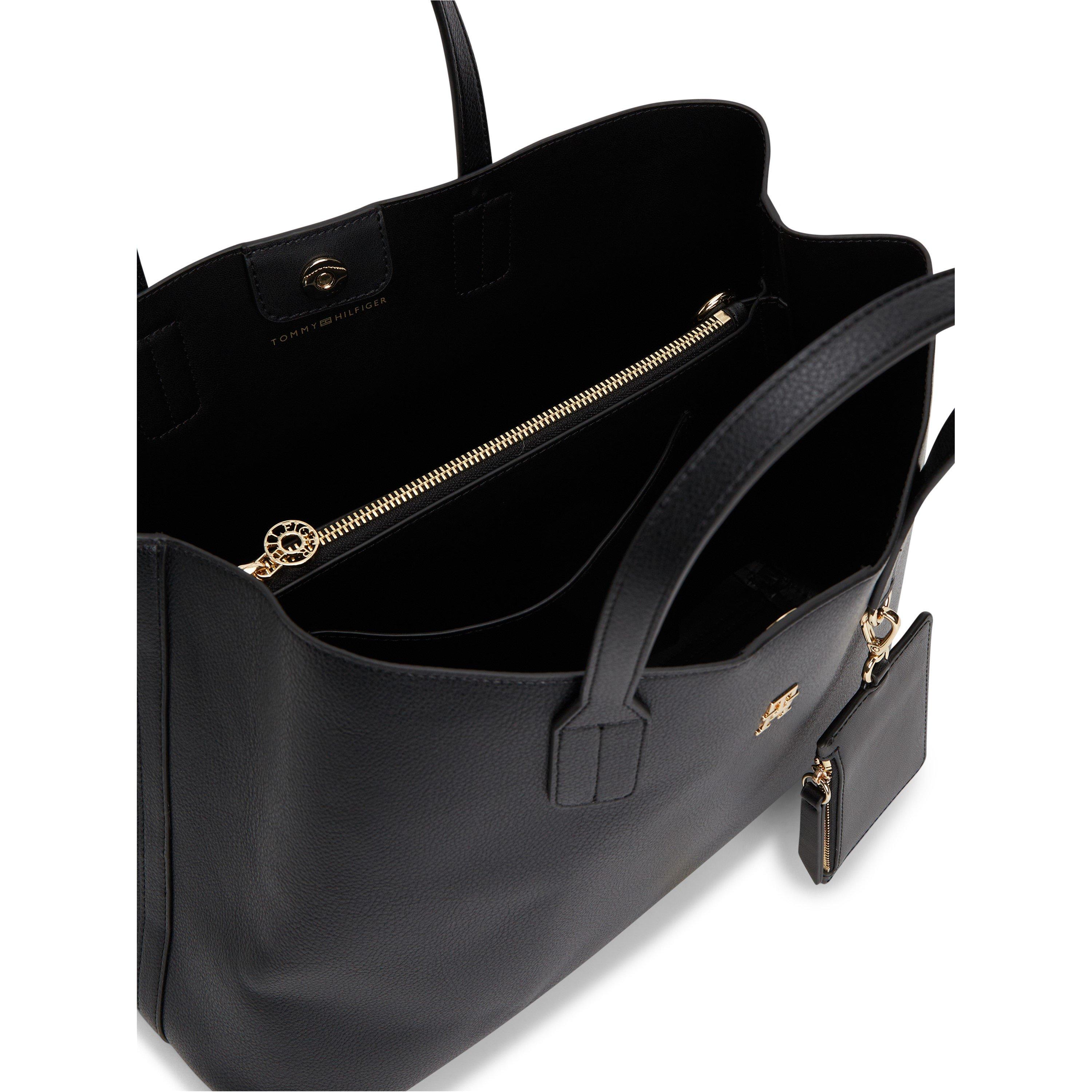 Black - Tommy Hilfiger - Women's Satchel Bag - 4