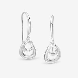 Jon Richard Sterling Silver 925 Swirl Fishhook Earrings