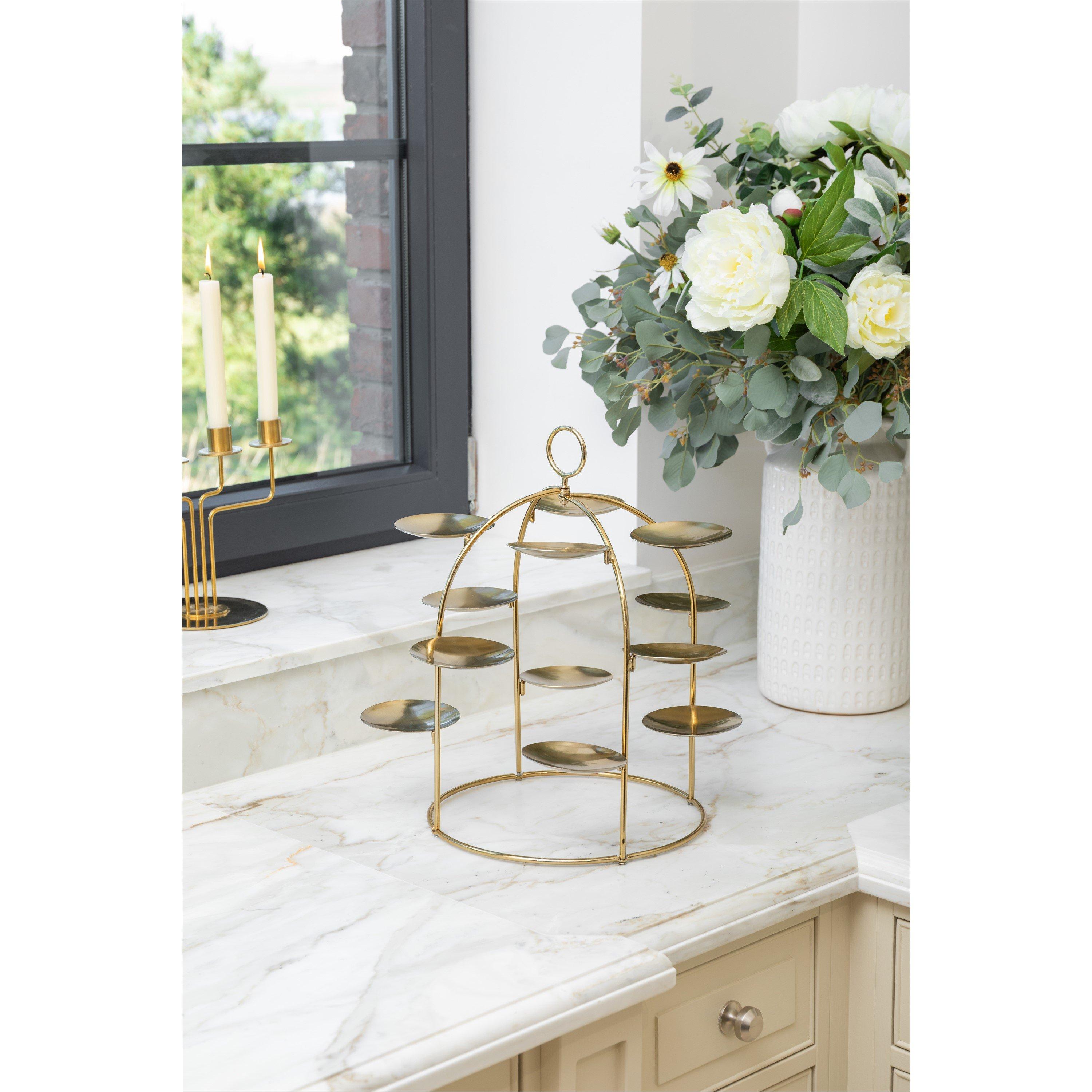 Gold - Artesa - Artesa Brass Canape Serving Tree - 2