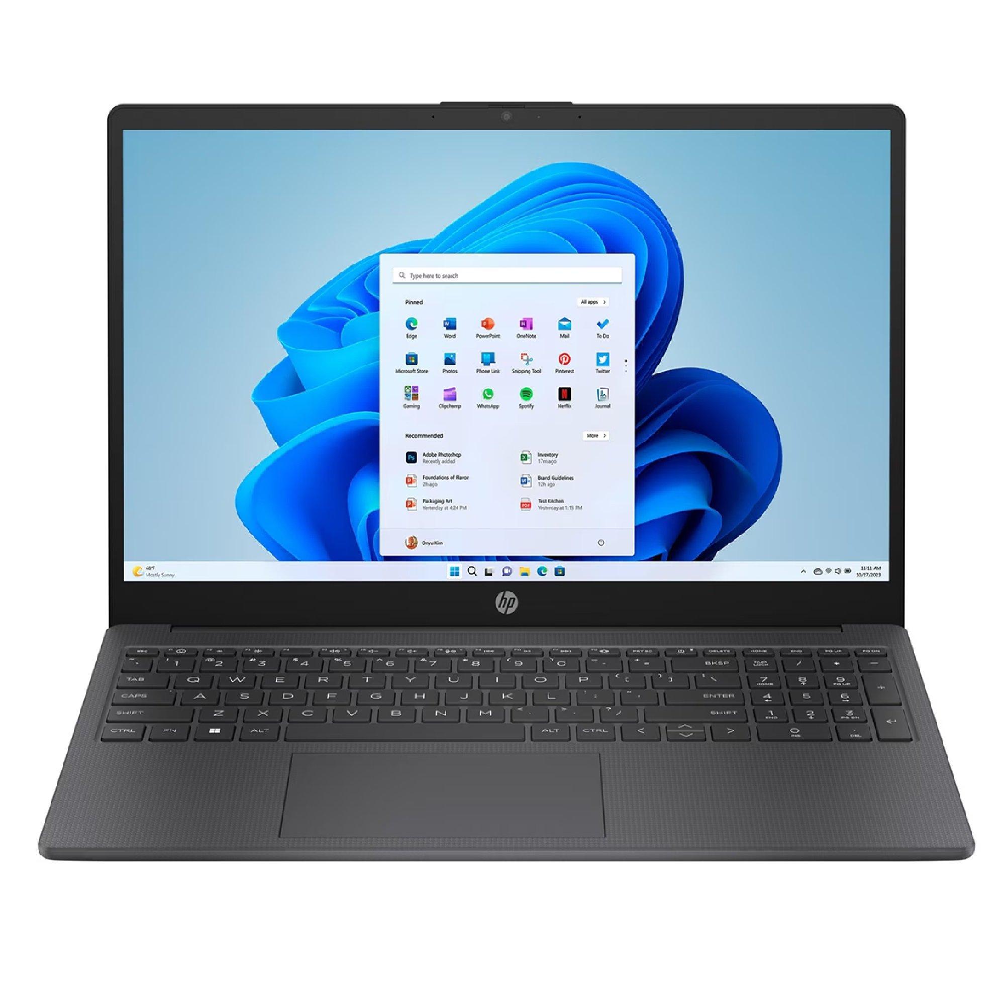Black - HP - HP 15.6 Laptop - Core™ i3 8GB 256GB Win 11 - 1