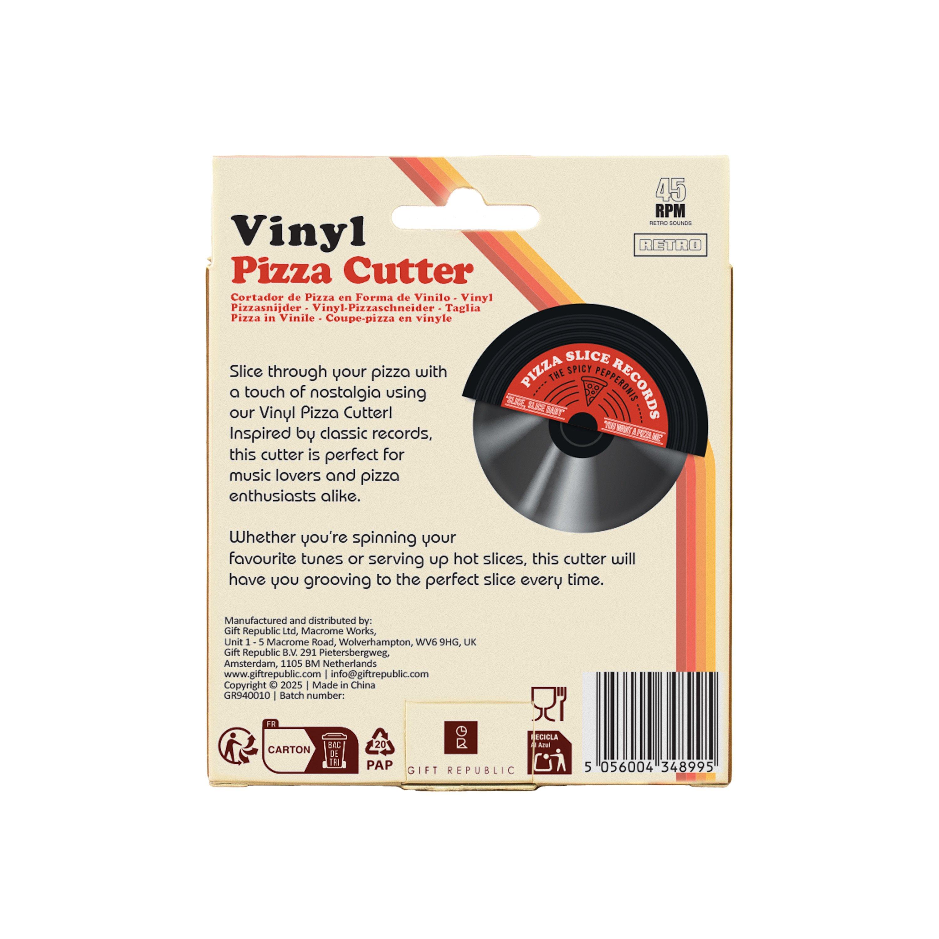 Multi - Gift Republic - VINYL PIZZA CUTTER - 7