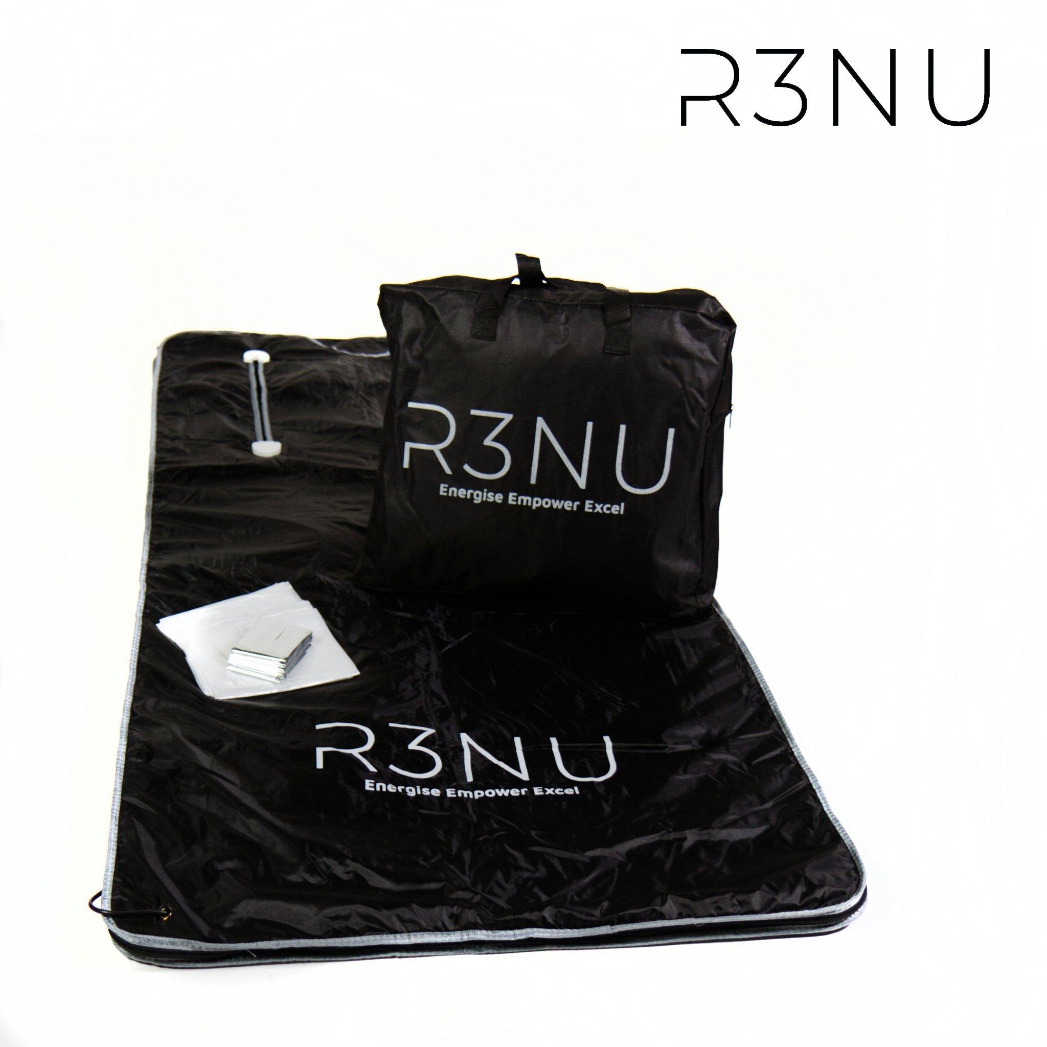 Black - R3NU - R3NU Infrared Heated Wellness Blanket - 1