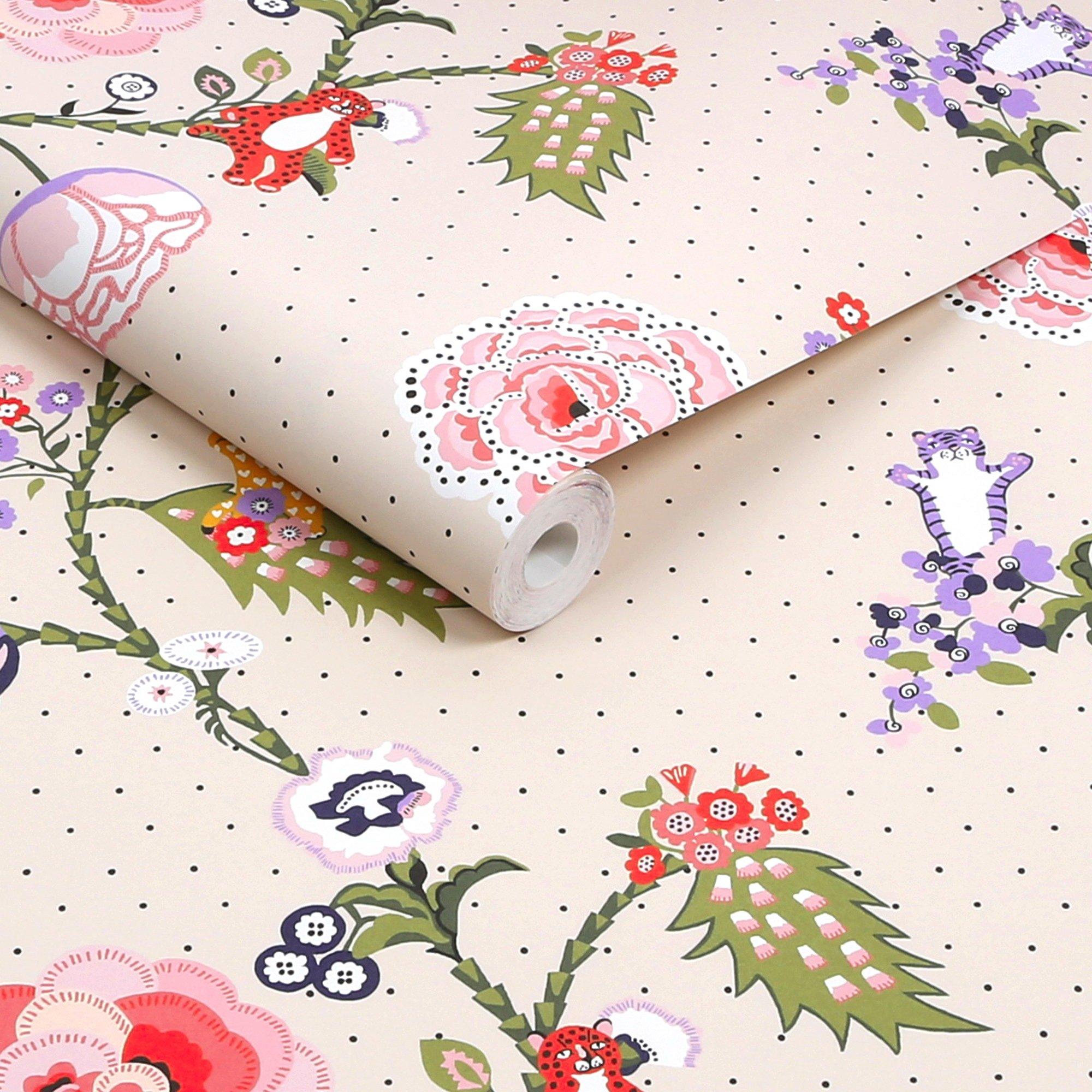 Neutral - Cath Kidston - Catnip Neutral Wallpaper - 3