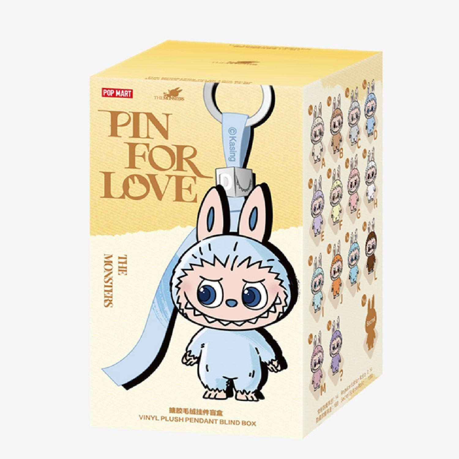 Multi - Pop Mart - The Monsters Mini Labubu Pin For Love Series A-M - 1