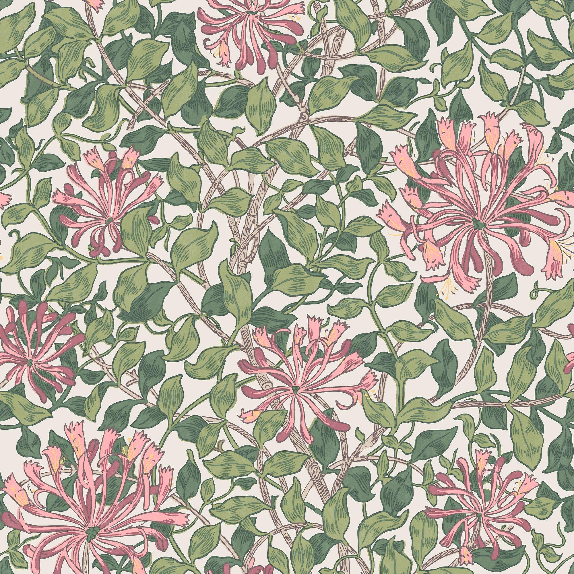 Blossom - William Morris at Home - Honeysuckle Blossom Wallpap - 2