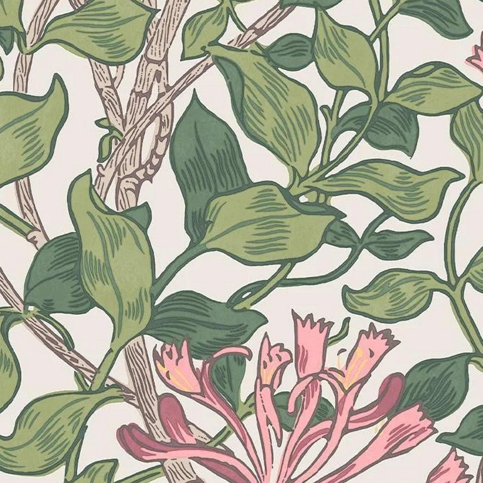 Blossom - William Morris at Home - Honeysuckle Blossom Wallpap - 4
