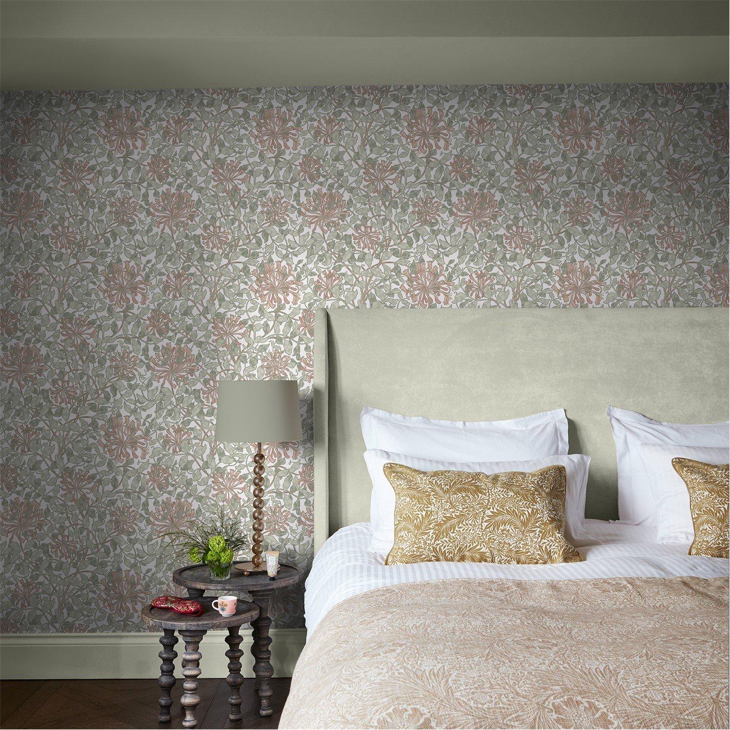 William Morris At Home  Honeysuckle Wallpaper Maytime