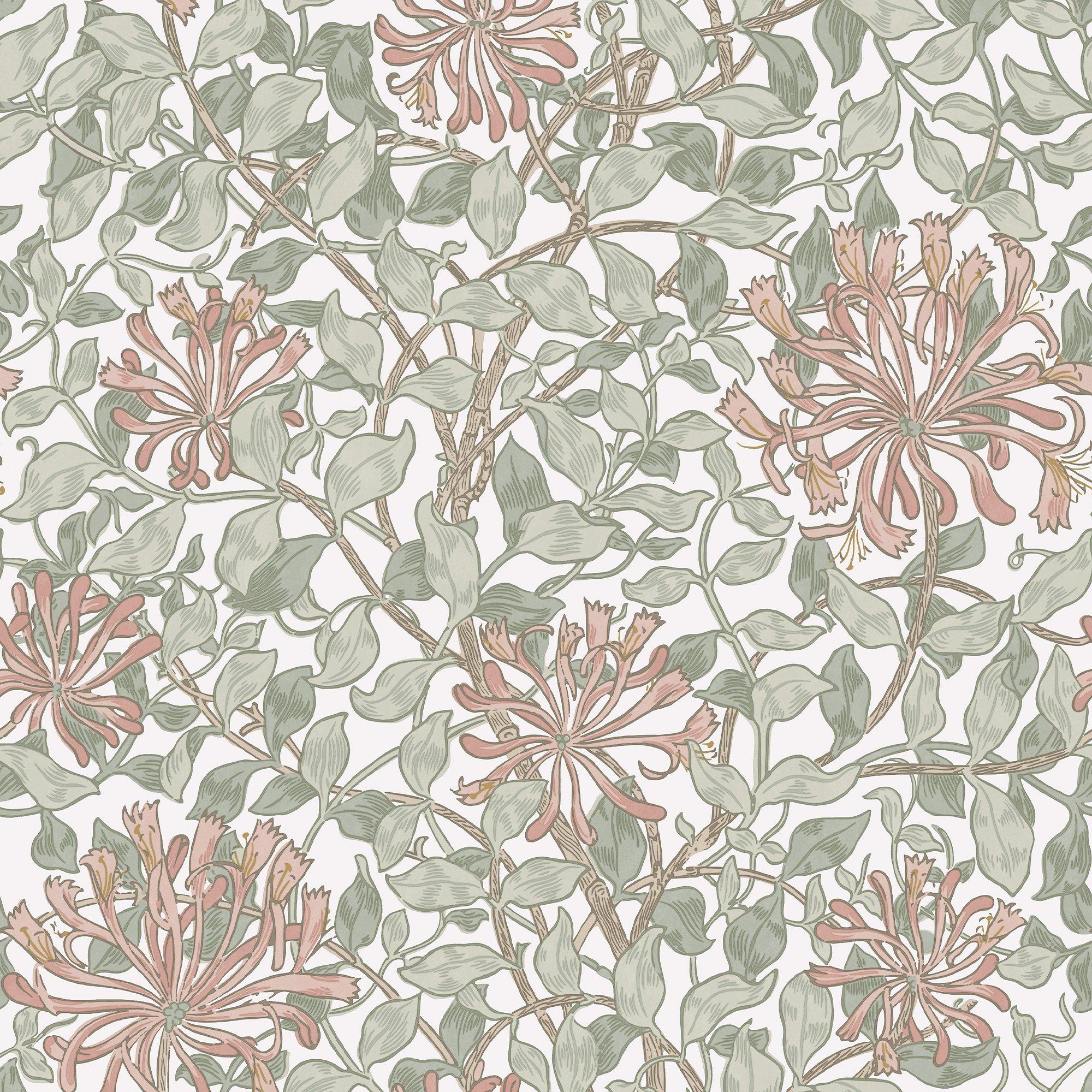Maytime - William Morris at Home - Honeysuckle Maytime Wallpap - 2