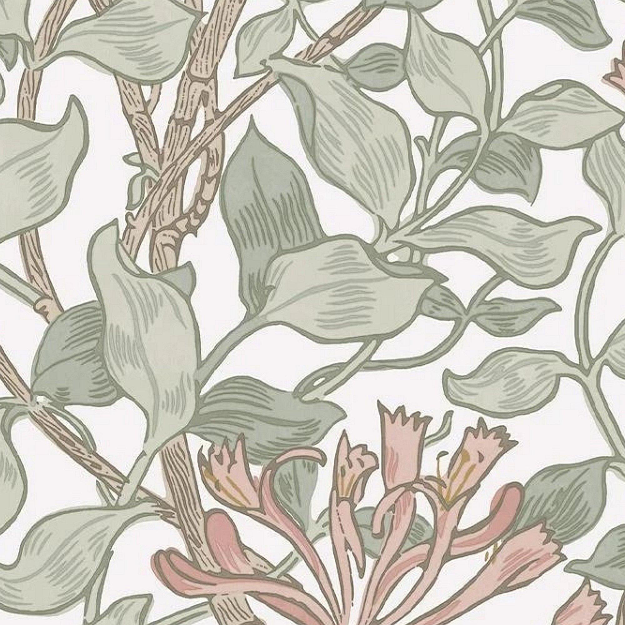 Maytime - William Morris at Home - Honeysuckle Maytime Wallpap - 4