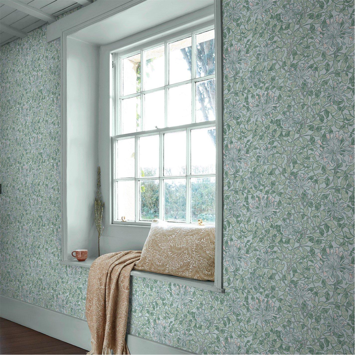 William Morris At Home  Honeysuckle Wallpaper Breeze