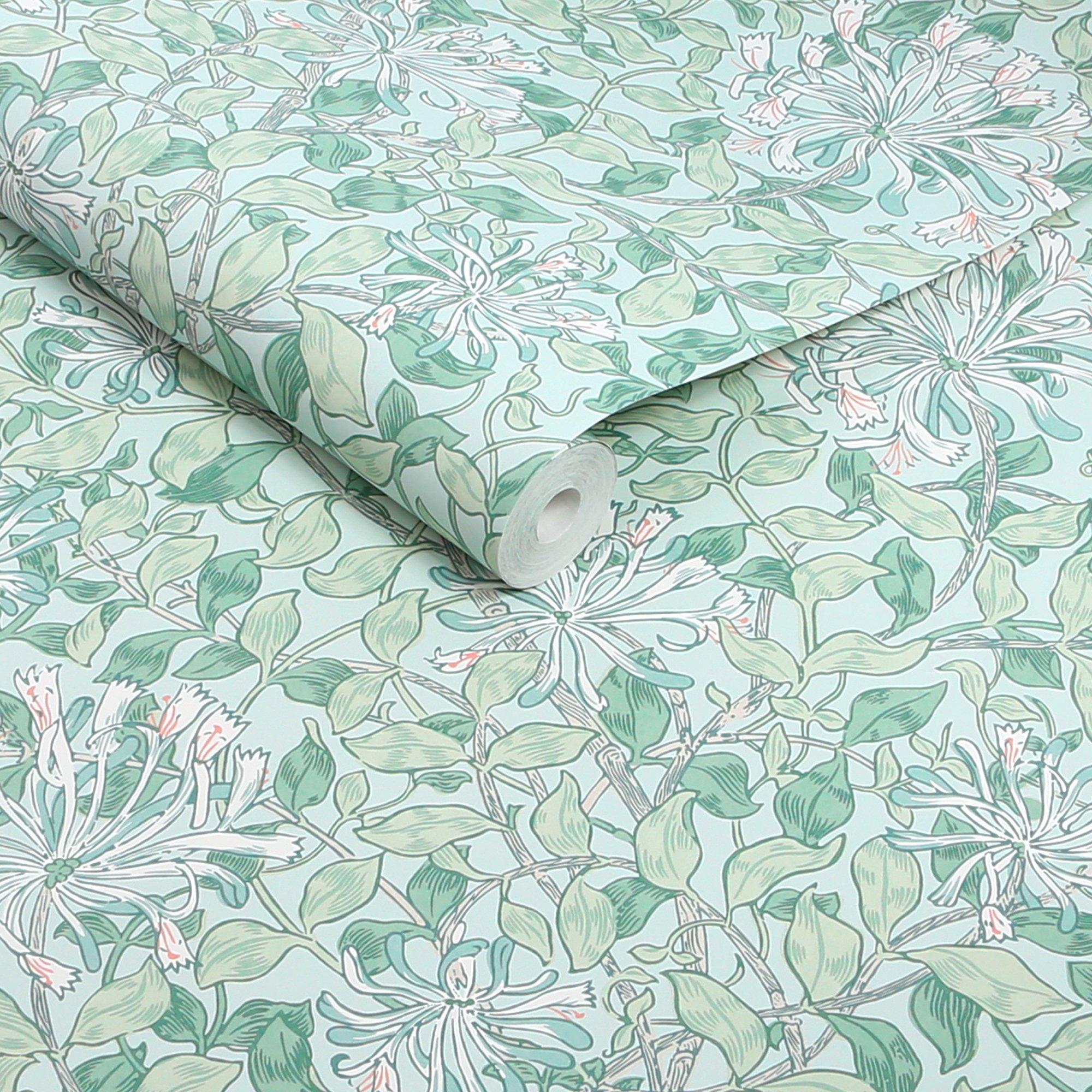Breeze - William Morris at Home - Honeysuckle Breeze Wallpape - 3