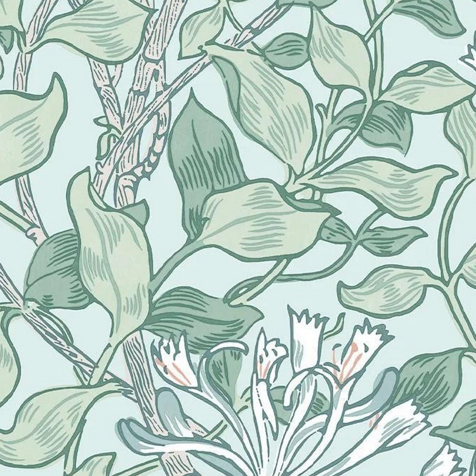 Breeze - William Morris at Home - Honeysuckle Breeze Wallpape - 4