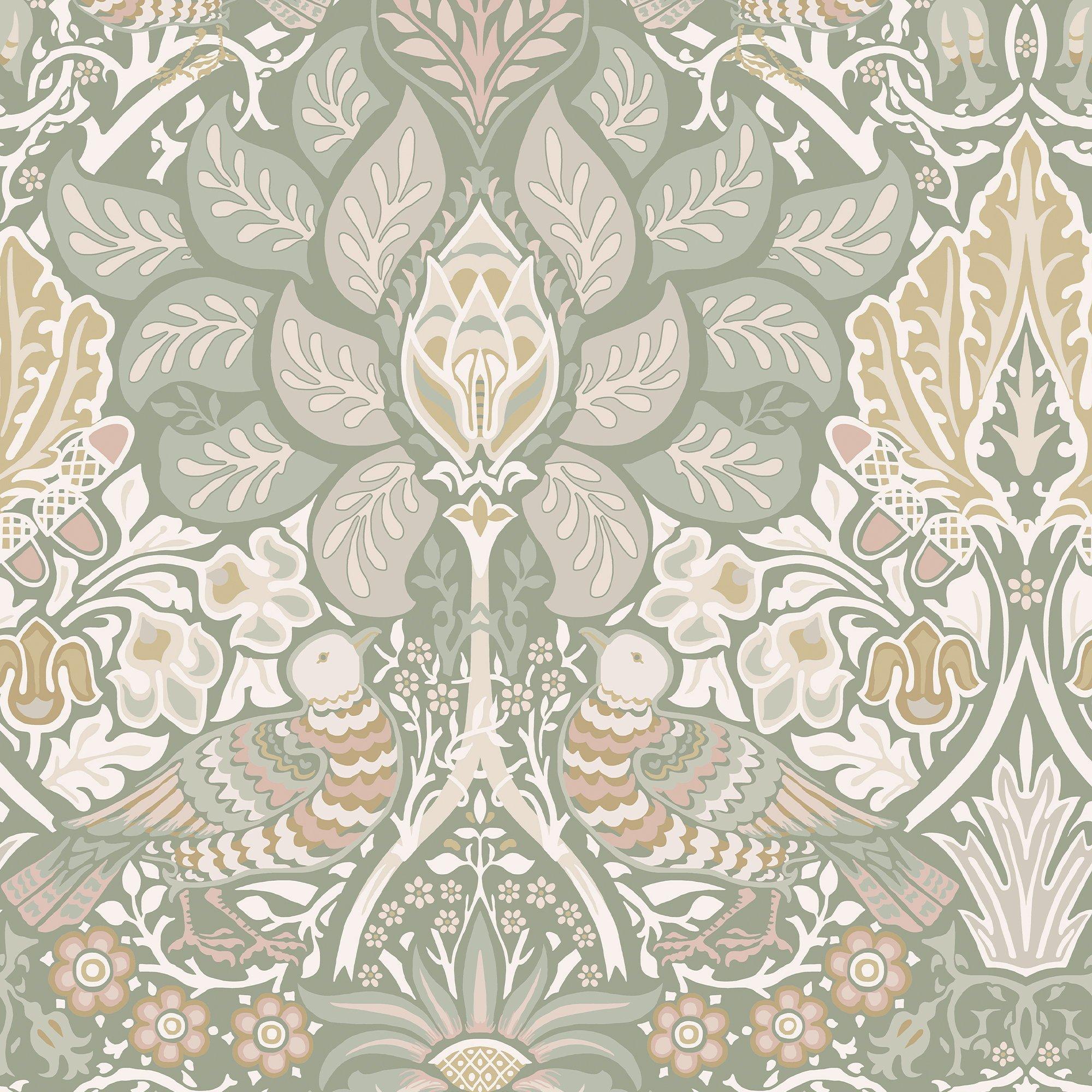 Spring Garden - William Morris at Home - Dove & Rose Spring Garden W - 2