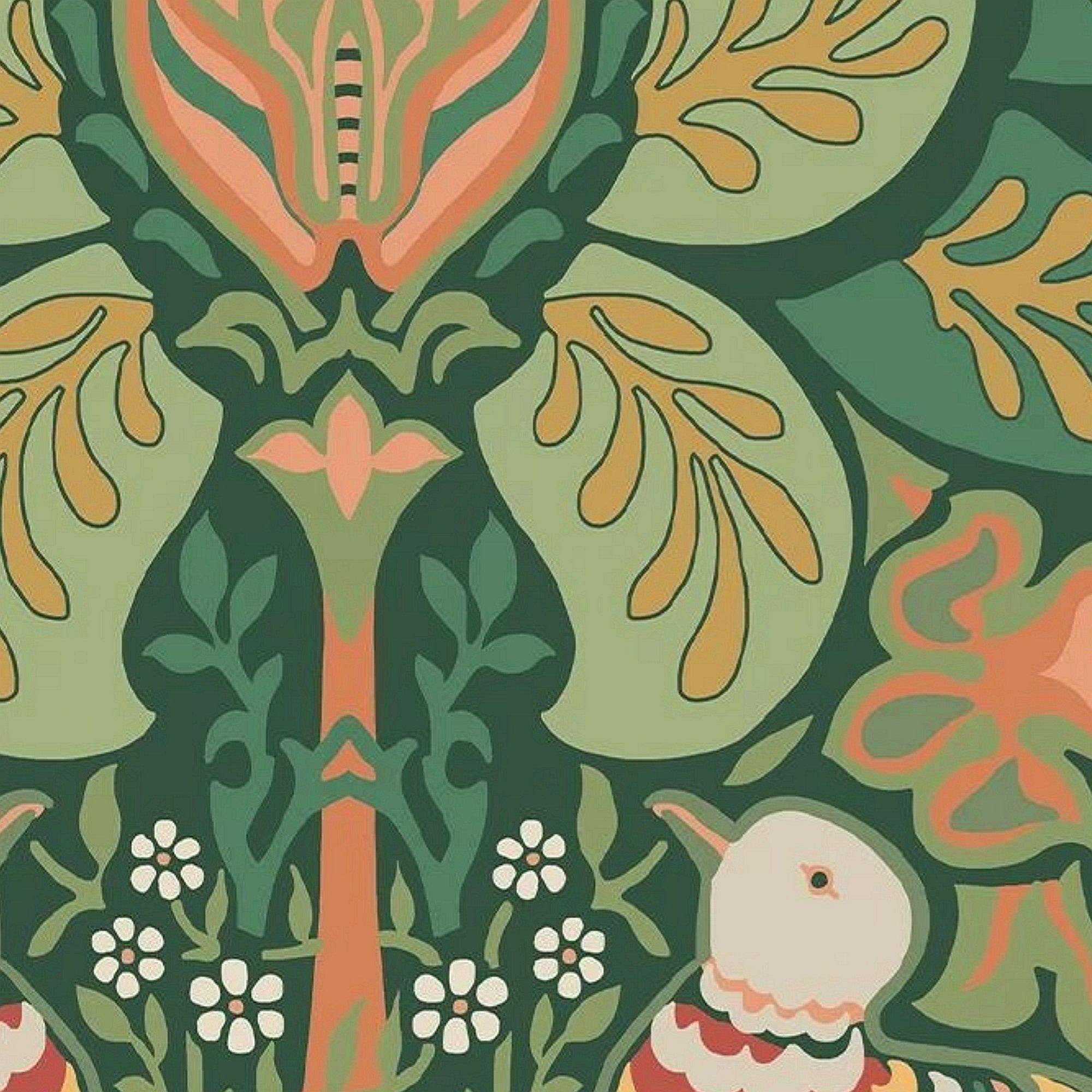 Woodland - William Morris at Home - Dove & Rose Woodland Wallpa - 4