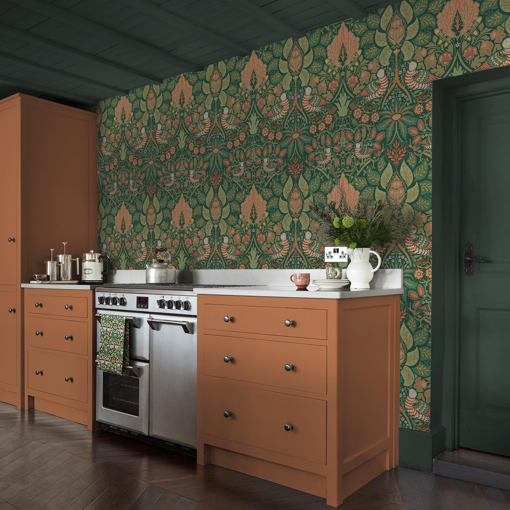 Woodland - William Morris at Home - Dove & Rose Woodland Wallpa - 5