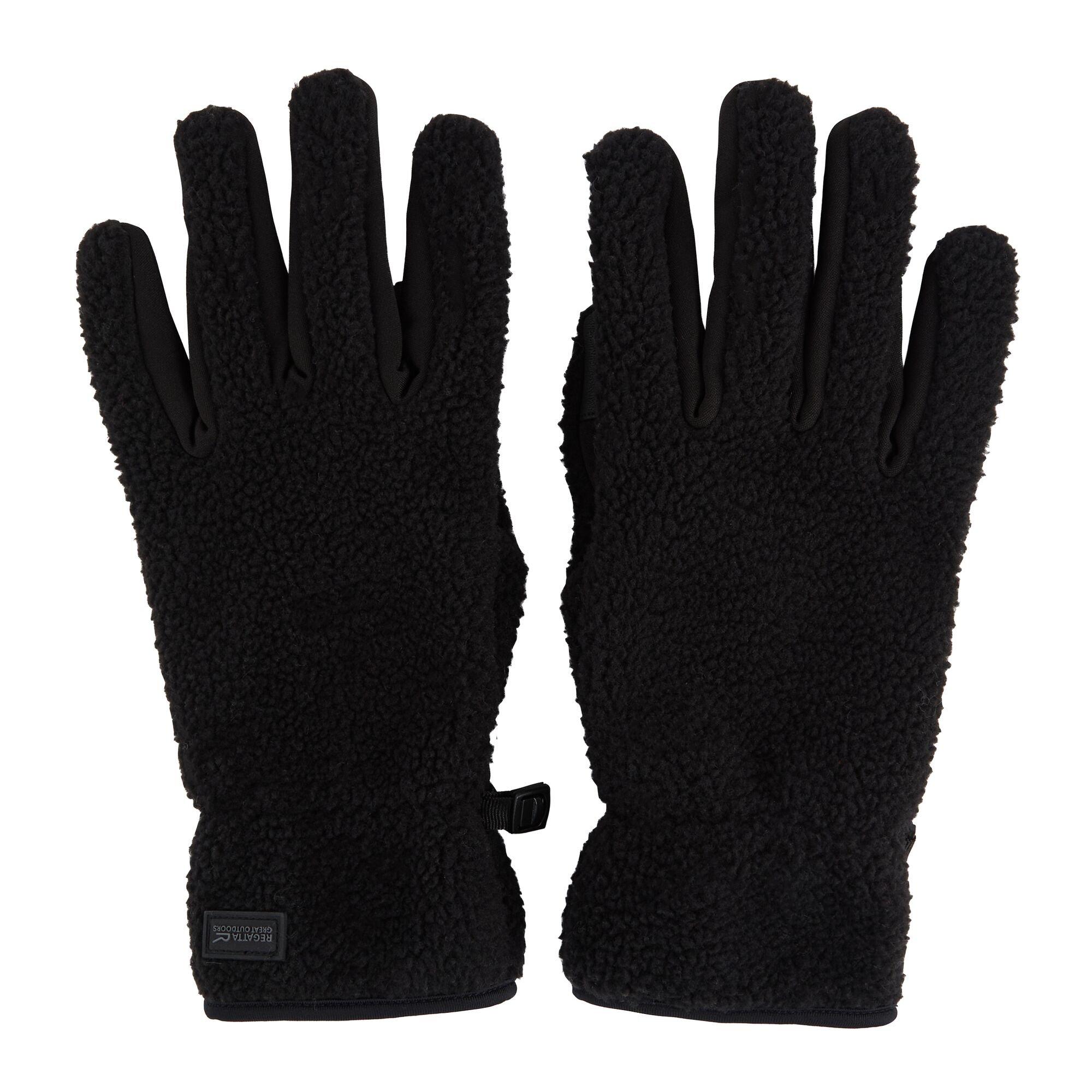 Regatta  Borg Gloves - Black - L/XL