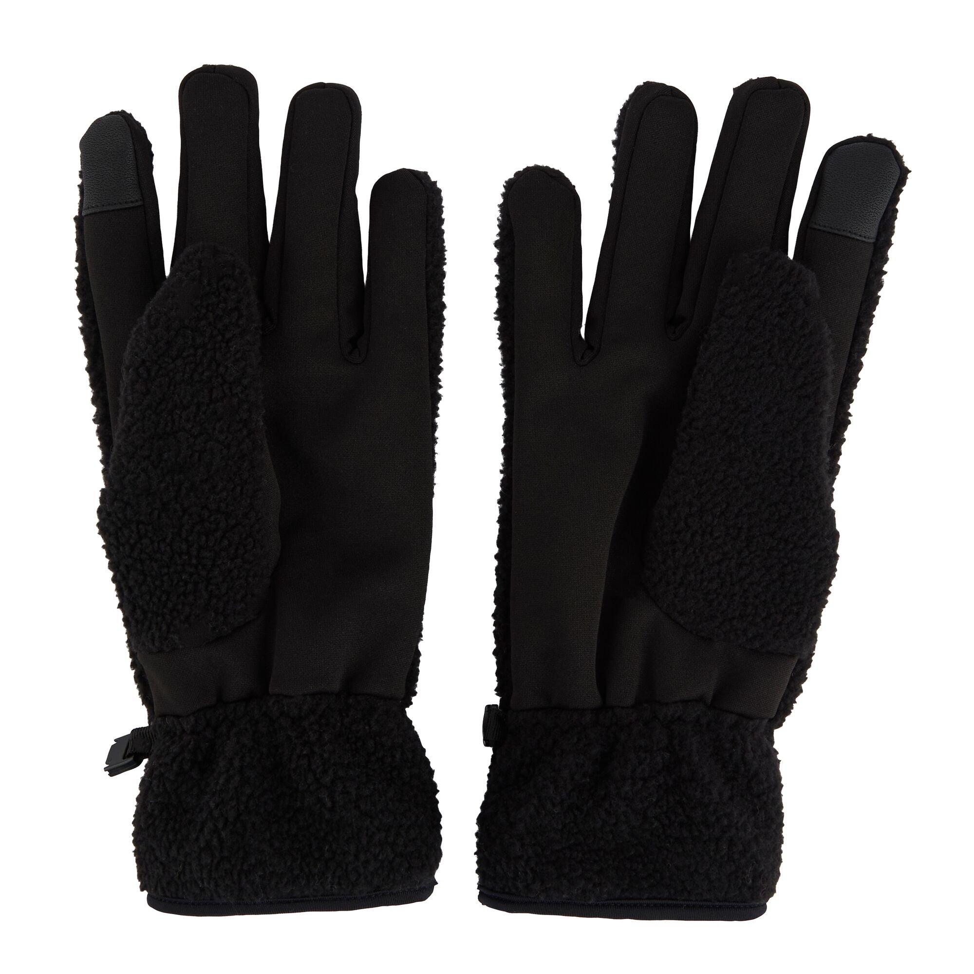 Black - Regatta - Borg Gloves - 3