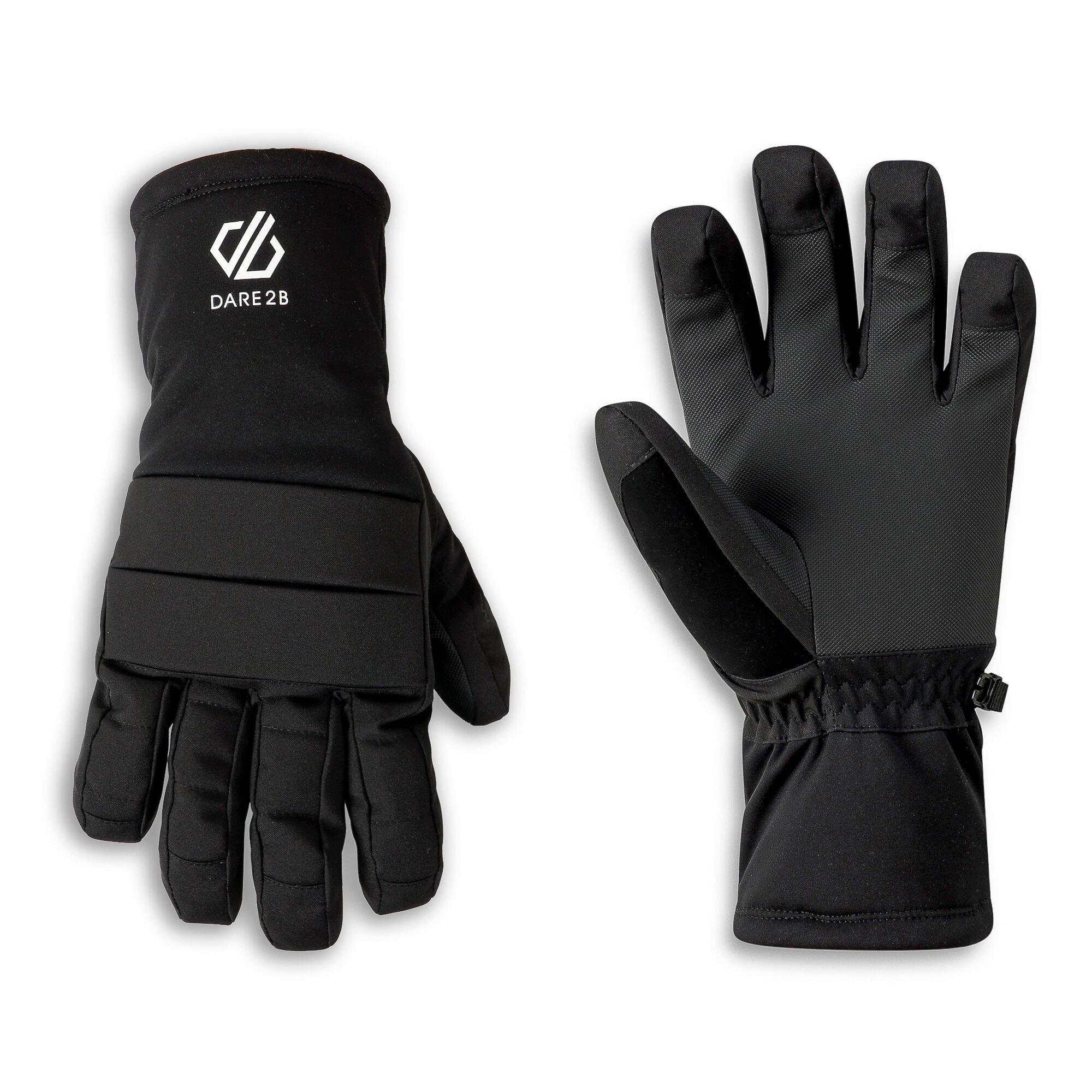 Black - Dare 2b - Unisex Adults Freeride Ski Gloves - 1
