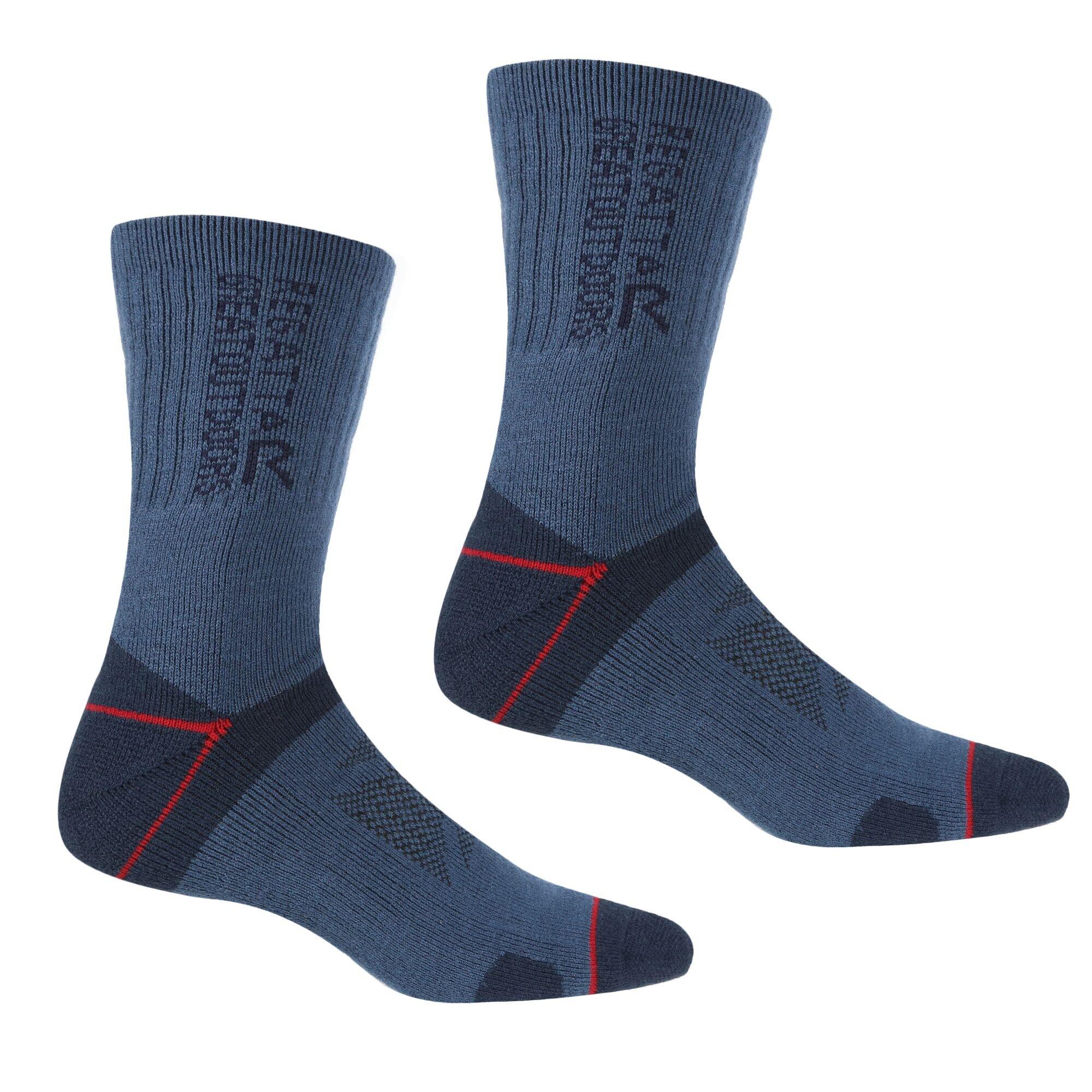 Regatta Mens Blister Protect Ii Walking Socks, Navy, Size 6, Men - Image 4