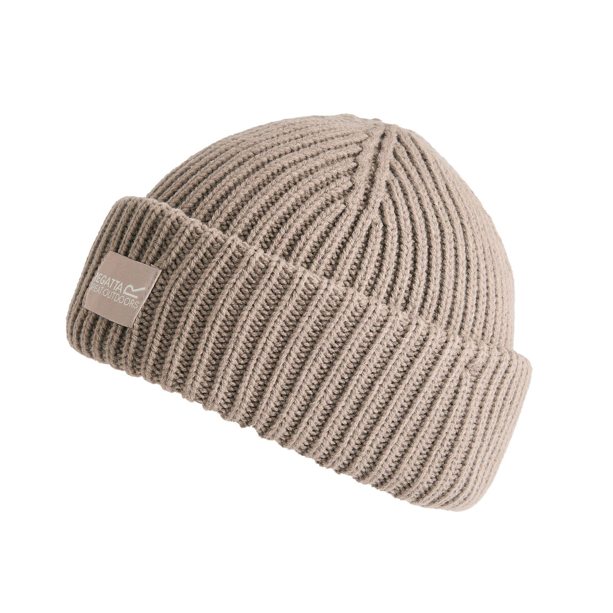 Beige - Regatta - Connora Fisherman Fixed Turn-Up Beanie - 2