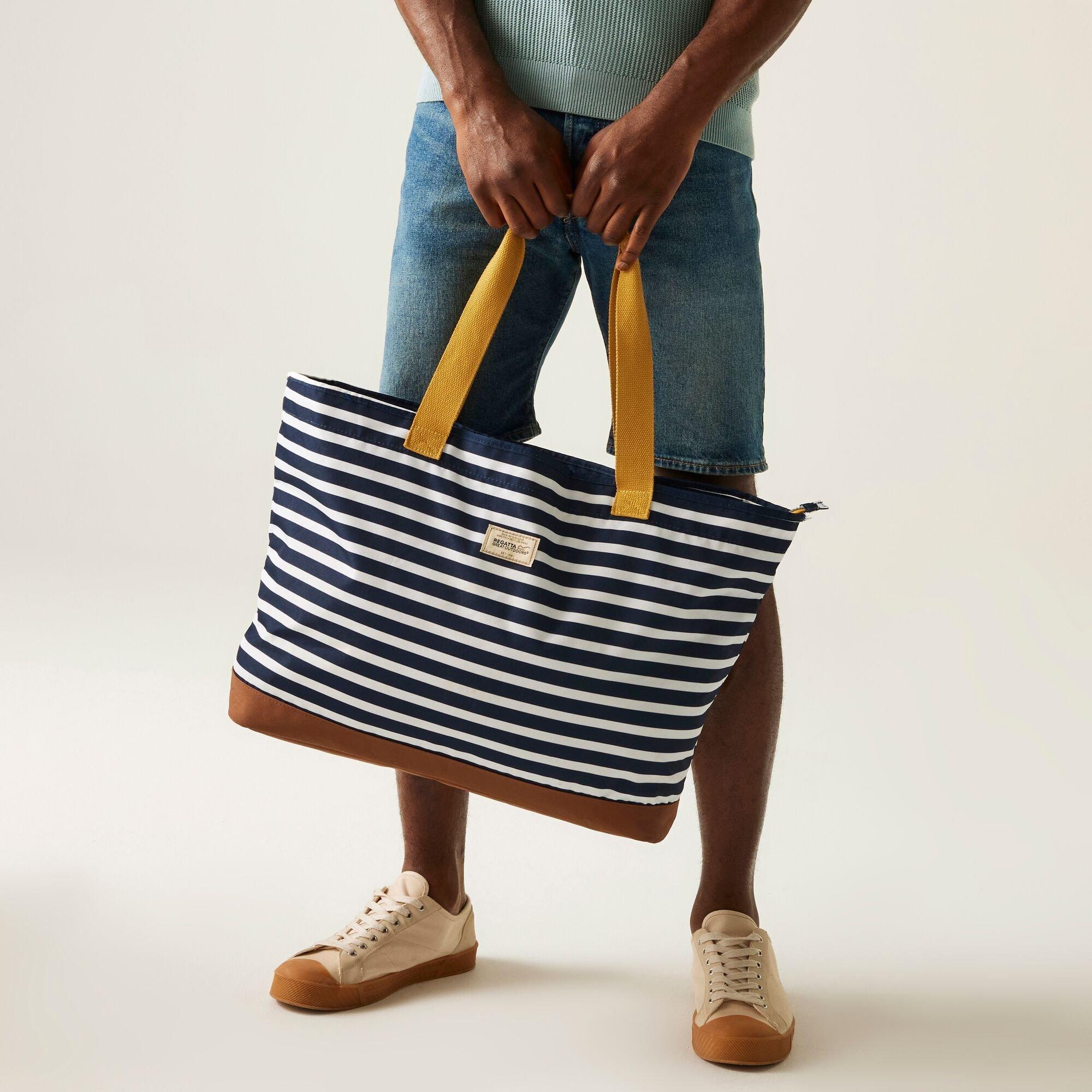 Navy Stripe - Regatta - Stamford Beach Bag - 1