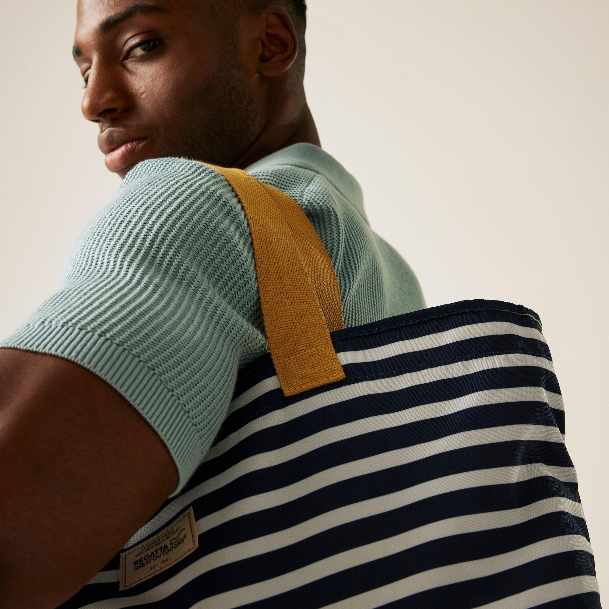 Navy Stripe - Regatta - Stamford Beach Bag - 2