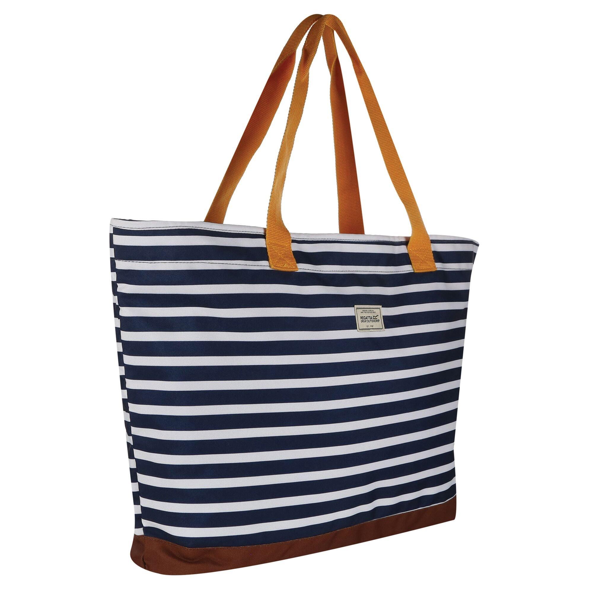 Navy Stripe - Regatta - Stamford Beach Bag - 7