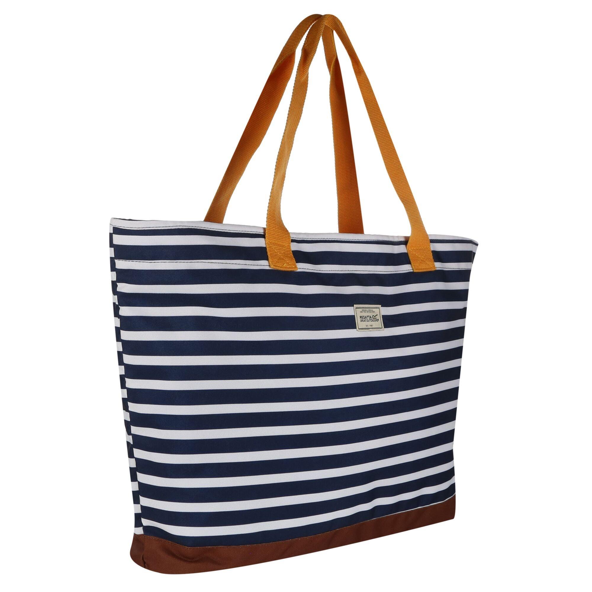 Navy Stripe - Regatta - Stamford Beach Bag - 8