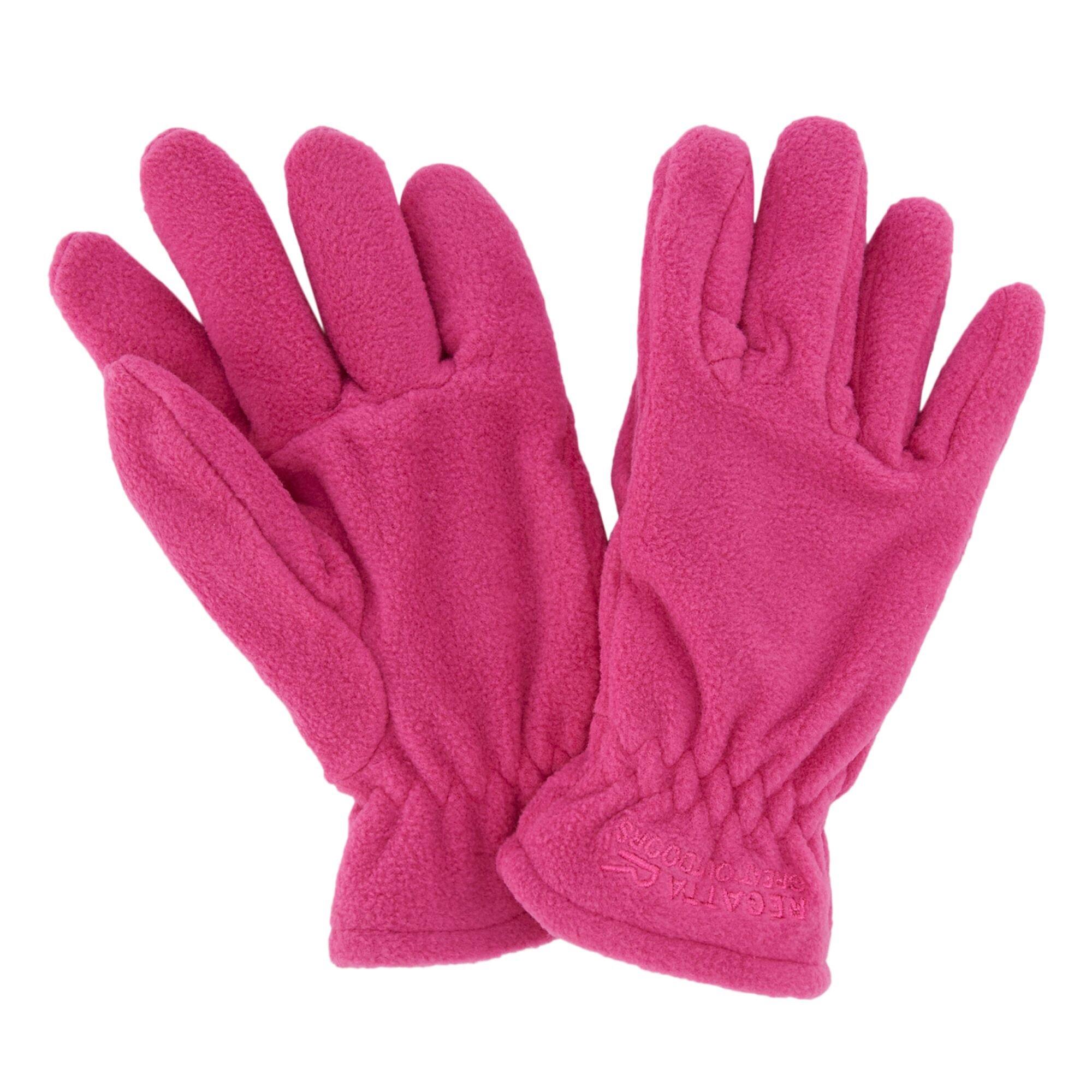 Pink - Regatta - Kids' Taz II Fleece Gloves