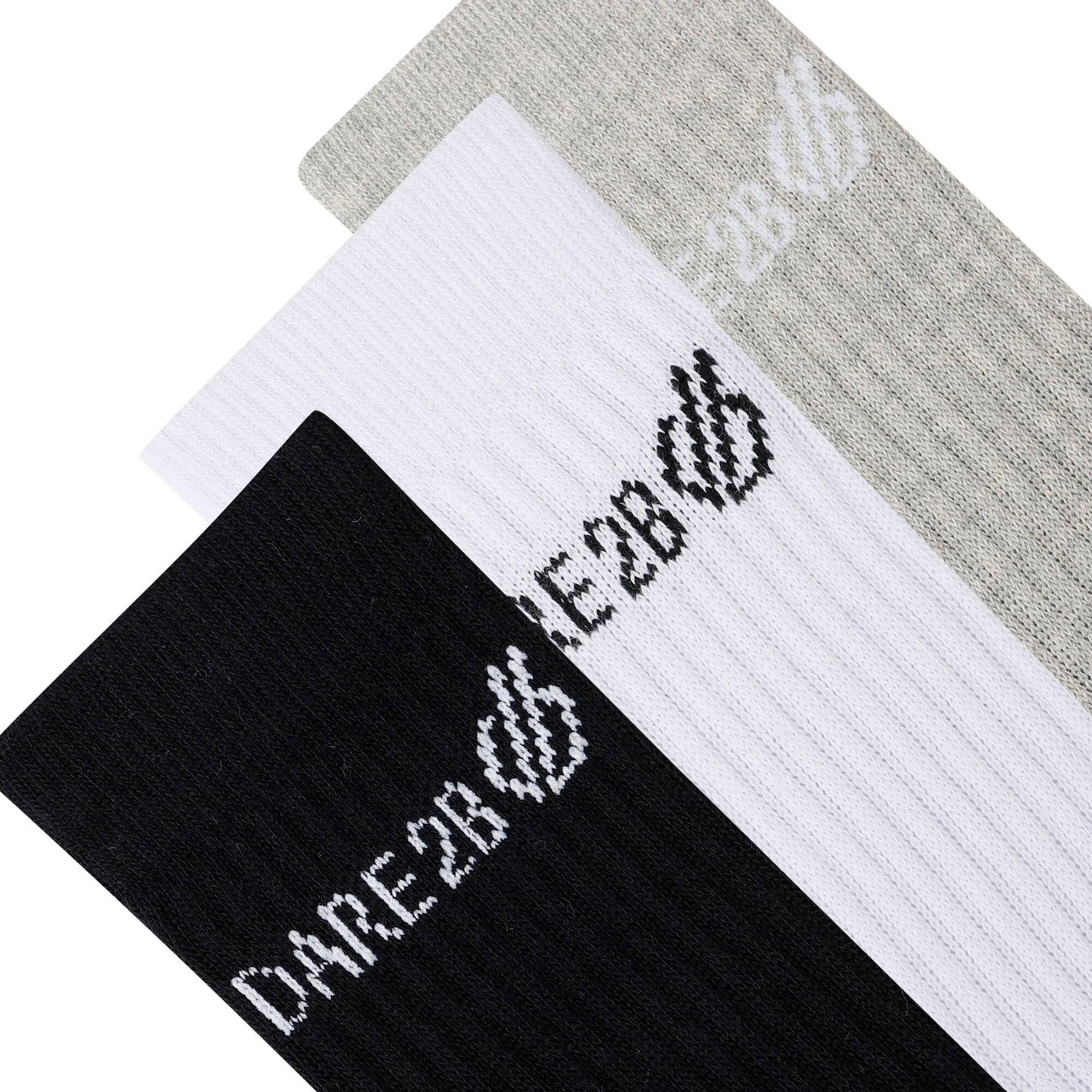 Black / White / - Dare 2b - Movement Crew Socks 3 Pack - 2